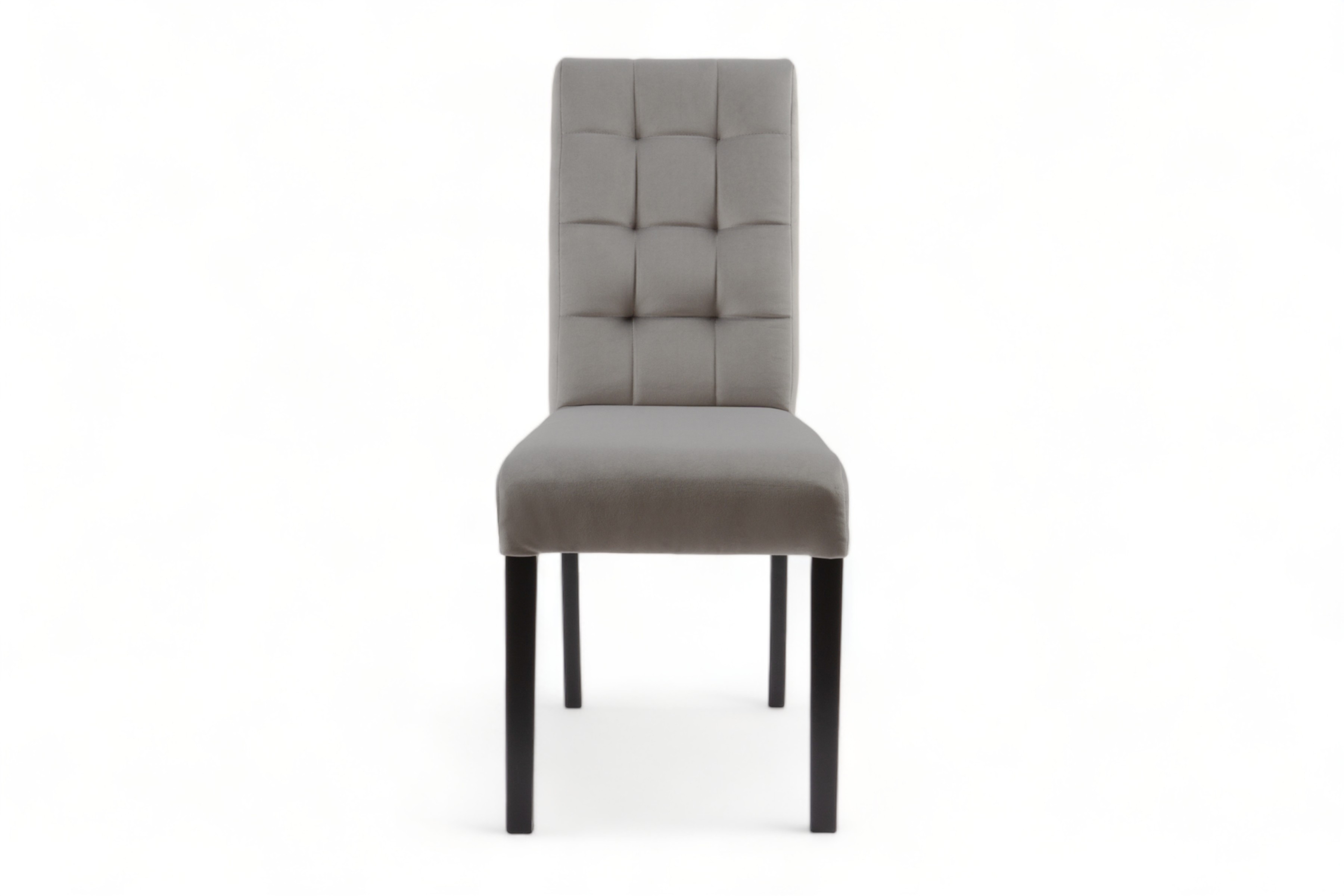 Čalouněná židle Castello 4 - šedá Salvador 17 / černé nožky židle čalouněné Castello 4 z drewnianymi nogami - šedá Salvador 17 / černé nožičky