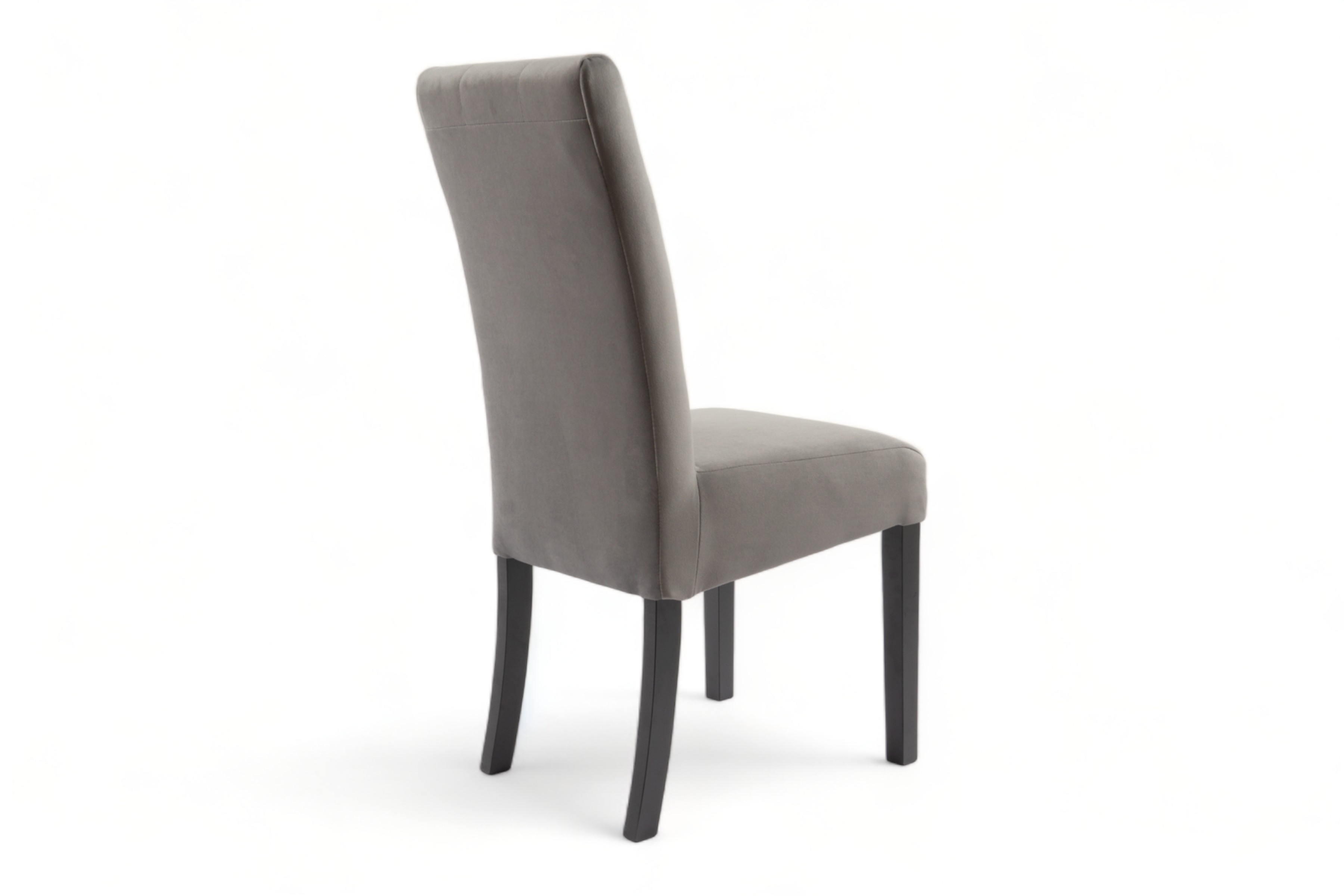 Čalouněná židle Castello 4 - šedá Salvador 17 / černé nožky židle čalouněné Castello 4 z drewnianymi nogami - šedá Salvador 17 / černé nožičky