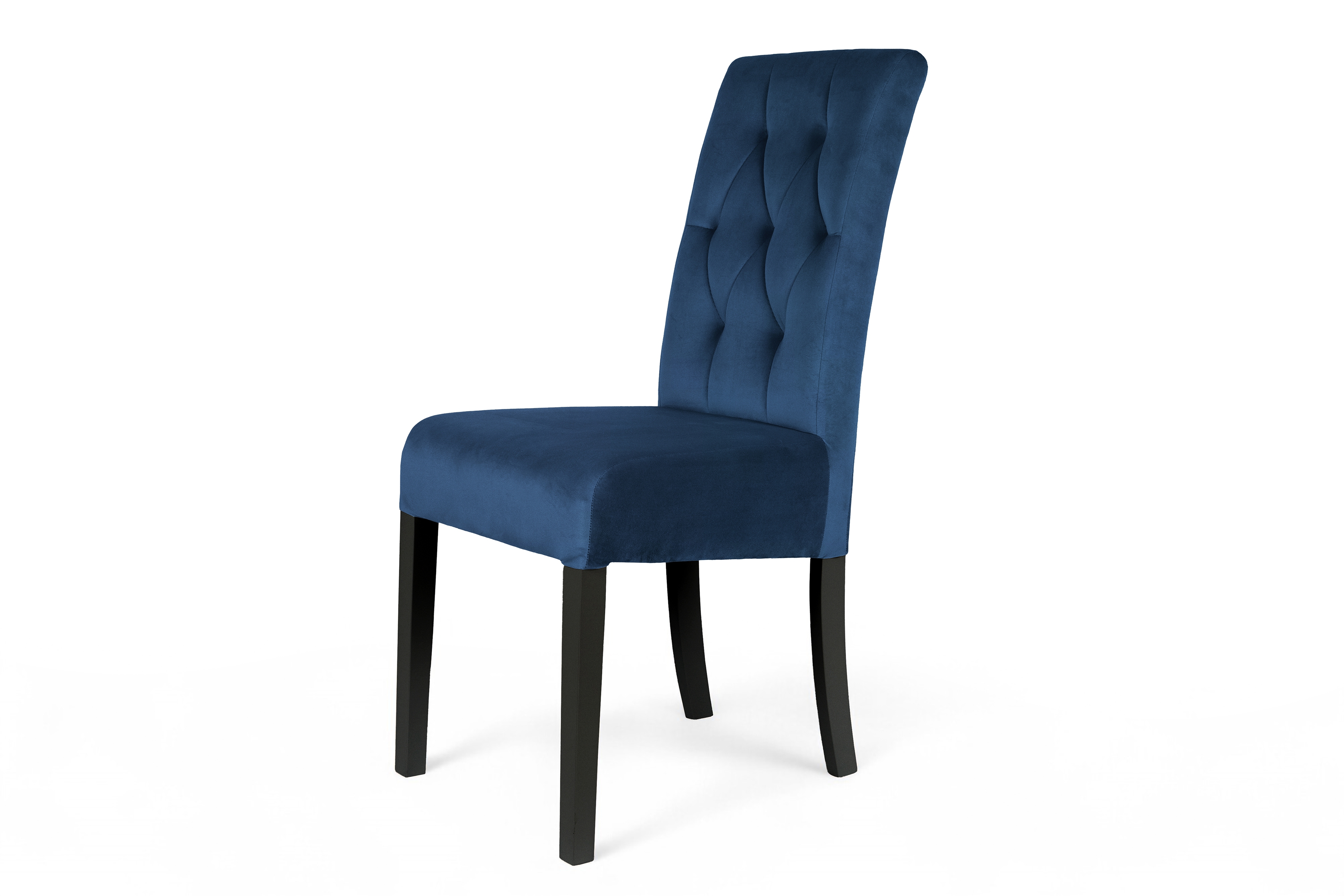 Stolička čalúnená Castello 5 - tmavomodrá látka Salvador 05 / čierne nohy Stolička čalúnená Castello 5 - granat Salvador 05 / čierny nožičky