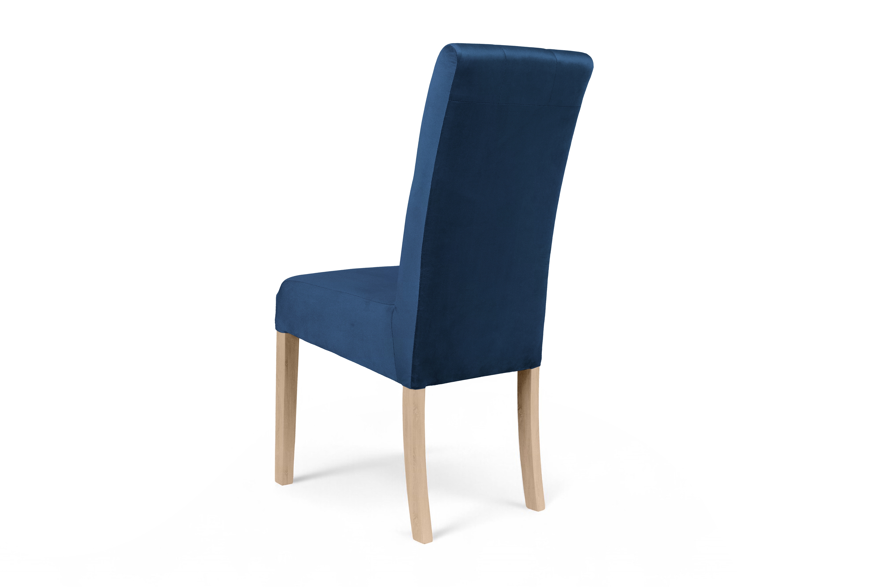 Čalouněná židle Castello 5 - tmavě modrá Salvador 05 / bukové nohy židle čalouněné Castello 5 - námořnická modrá Salvador 05 / Nohy buk