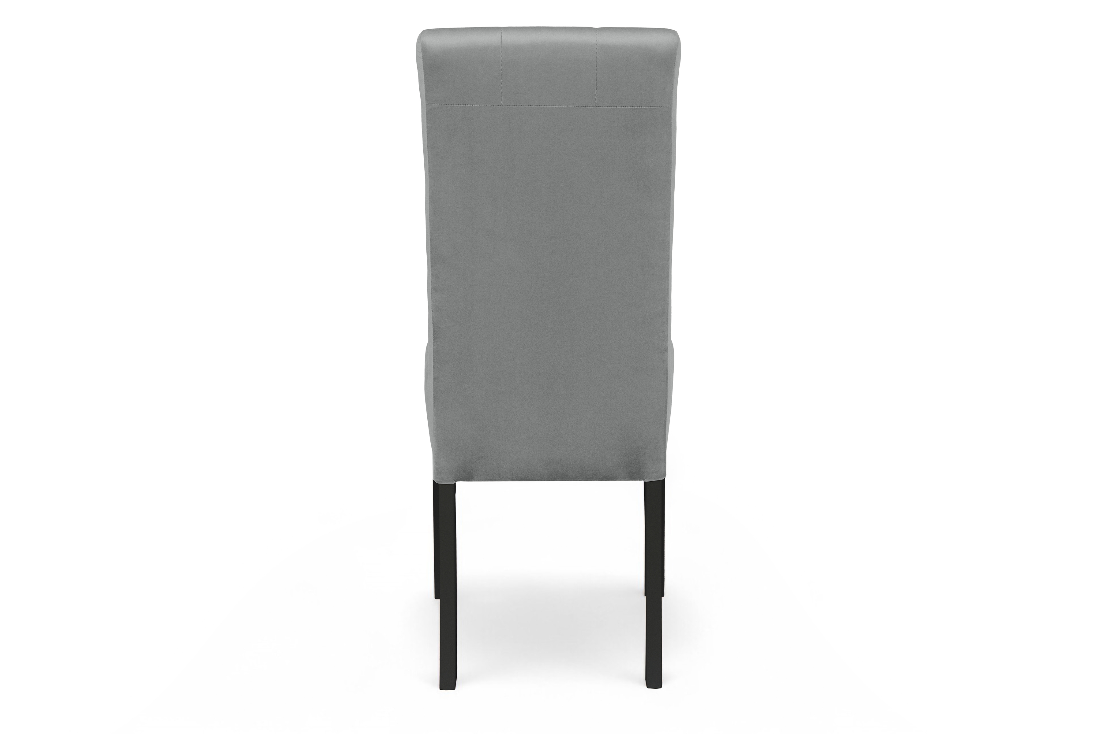 Stolička čalúnená Castello 5 - sivá látka Salvador 17 / čierne nohy Stolička čalúnená Castello 5 - šedý Salvador 17 / čierny nožičky