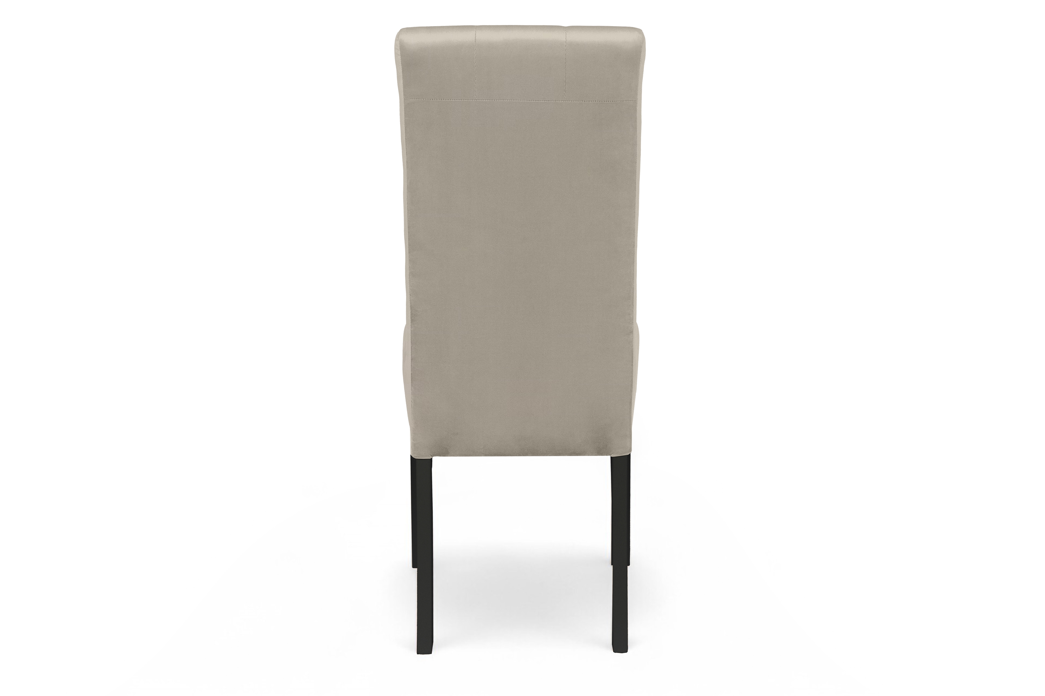 Stolička čalúnená Castello 5 - béžová látka Salvador 02 / čierne nohy Stolička čalúnená Castello 5 z drewnianymi nogami - Béžová Salvador 02 / čierny nožičky