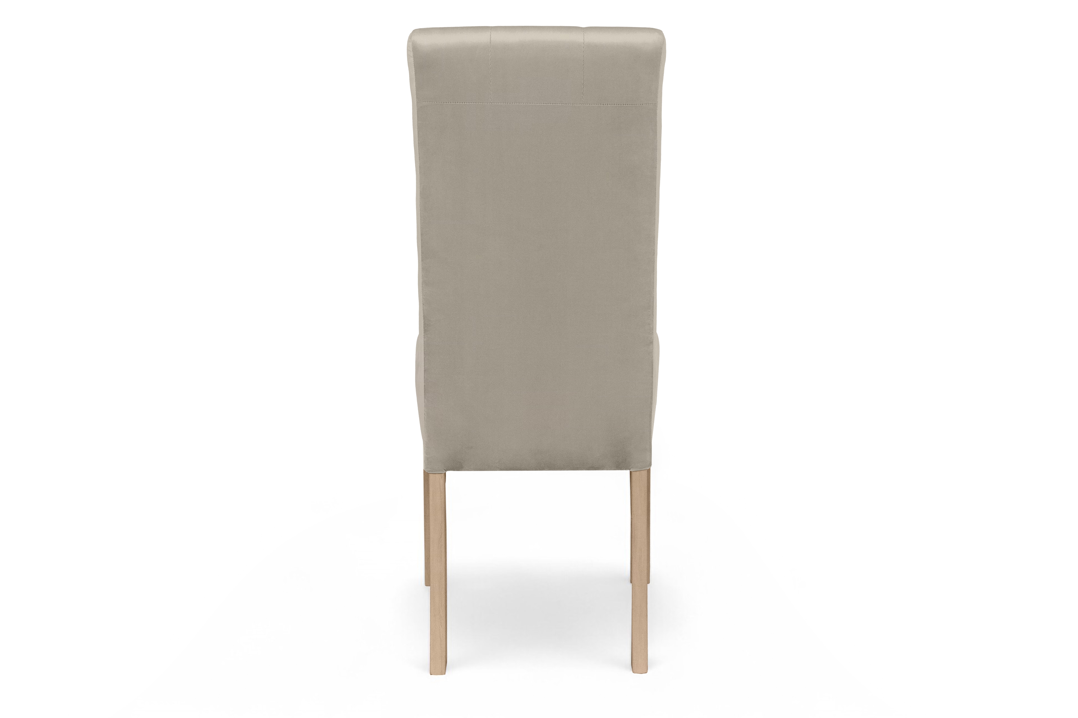 Stolička čalúnená Castello 5 - béžová látka Salvador 02 / bukové nohy Stolička čalúnená Castello 5 z drewnianymi nogami - Béžová Salvador 02 / nožičky buk