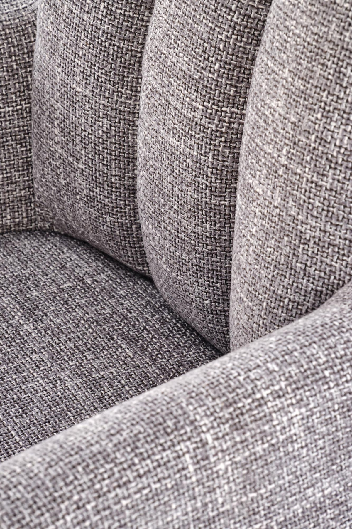 Otočné čalouněné křeslo Denaro - šedá židle čalouněné Denaro obrotowe - popelavá