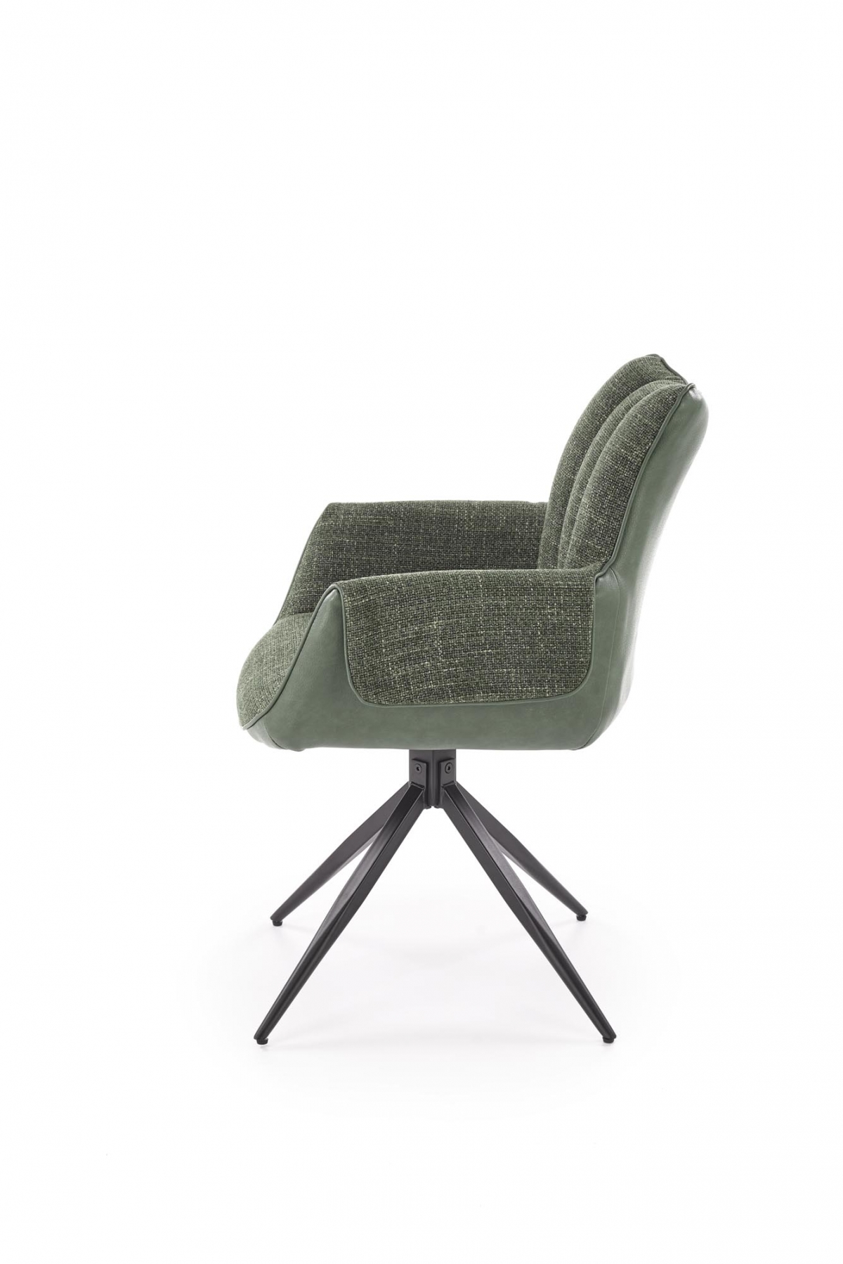 Otočné čalouněné křeslo Denaro - zelená židle čalouněné Denaro obrotowe - zelená