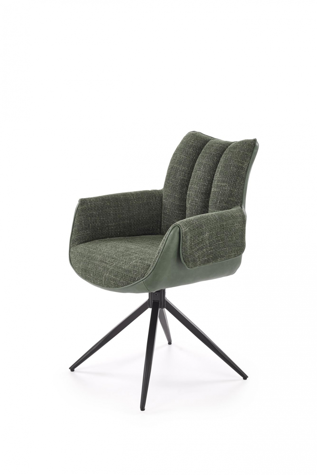 Otočné čalouněné křeslo Denaro - zelená židle čalouněné Denaro obrotowe - zelená