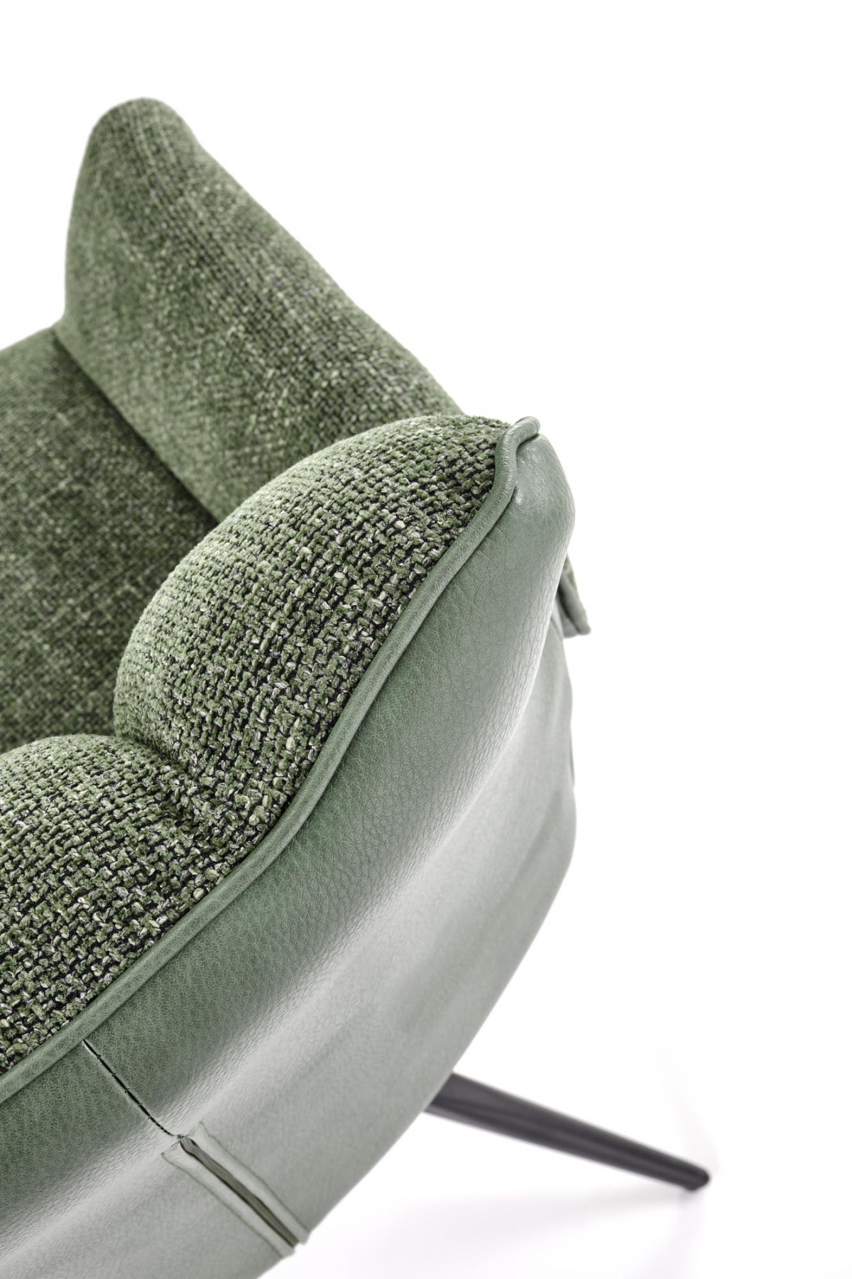 Otočné čalouněné křeslo Denaro - zelená židle čalouněné Denaro obrotowe - zelená