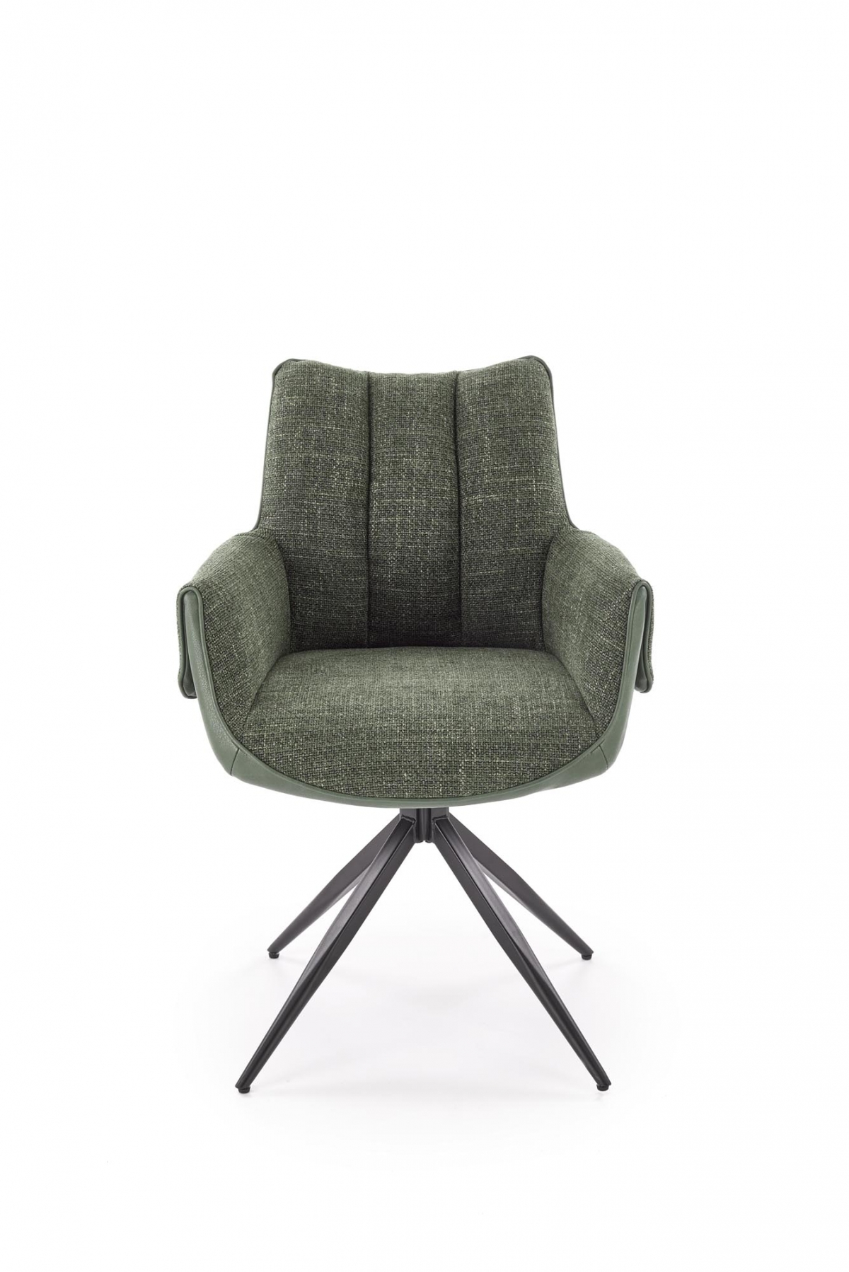 Otočné čalouněné křeslo Denaro - zelená židle čalouněné Denaro obrotowe - zelená