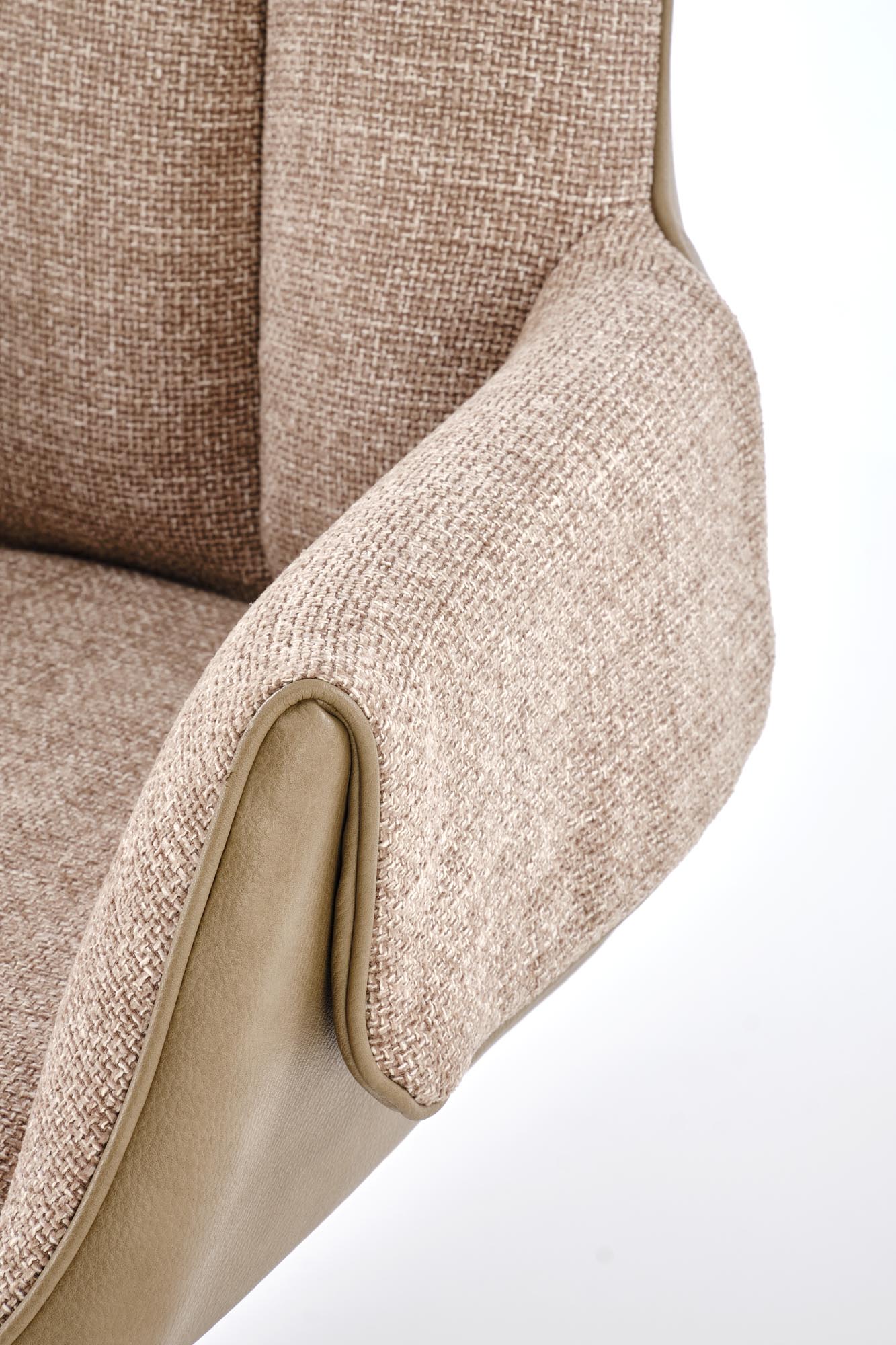 Otočená čalúnená stolička Denaro - hnedá Stolička čalúnená denaro otočna - Hnedý