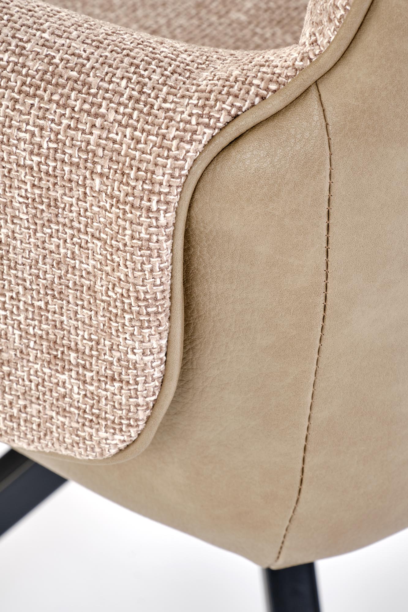 Otočená čalúnená stolička Denaro - hnedá Stolička čalúnená denaro otočna - Hnedý