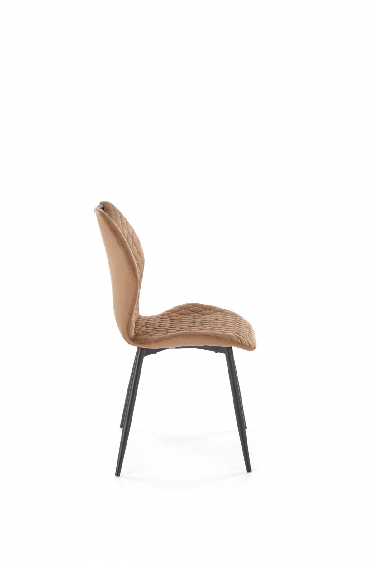 Čalouněná židle Ferina - béžový samet / černé nožky židle čalouněné Ferina - béžová welwet / Nohy černá