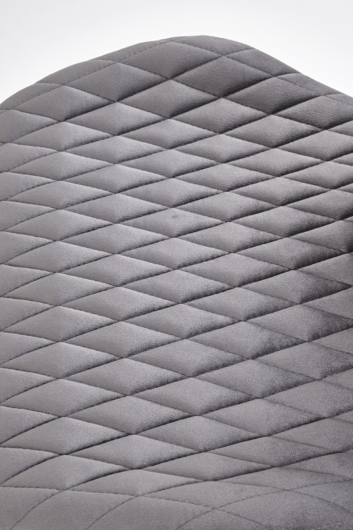 Čalouněná židle Ferina - šedý samet / černé nožky židle čalouněné Ferina - popelavá welwet / Nohy černá