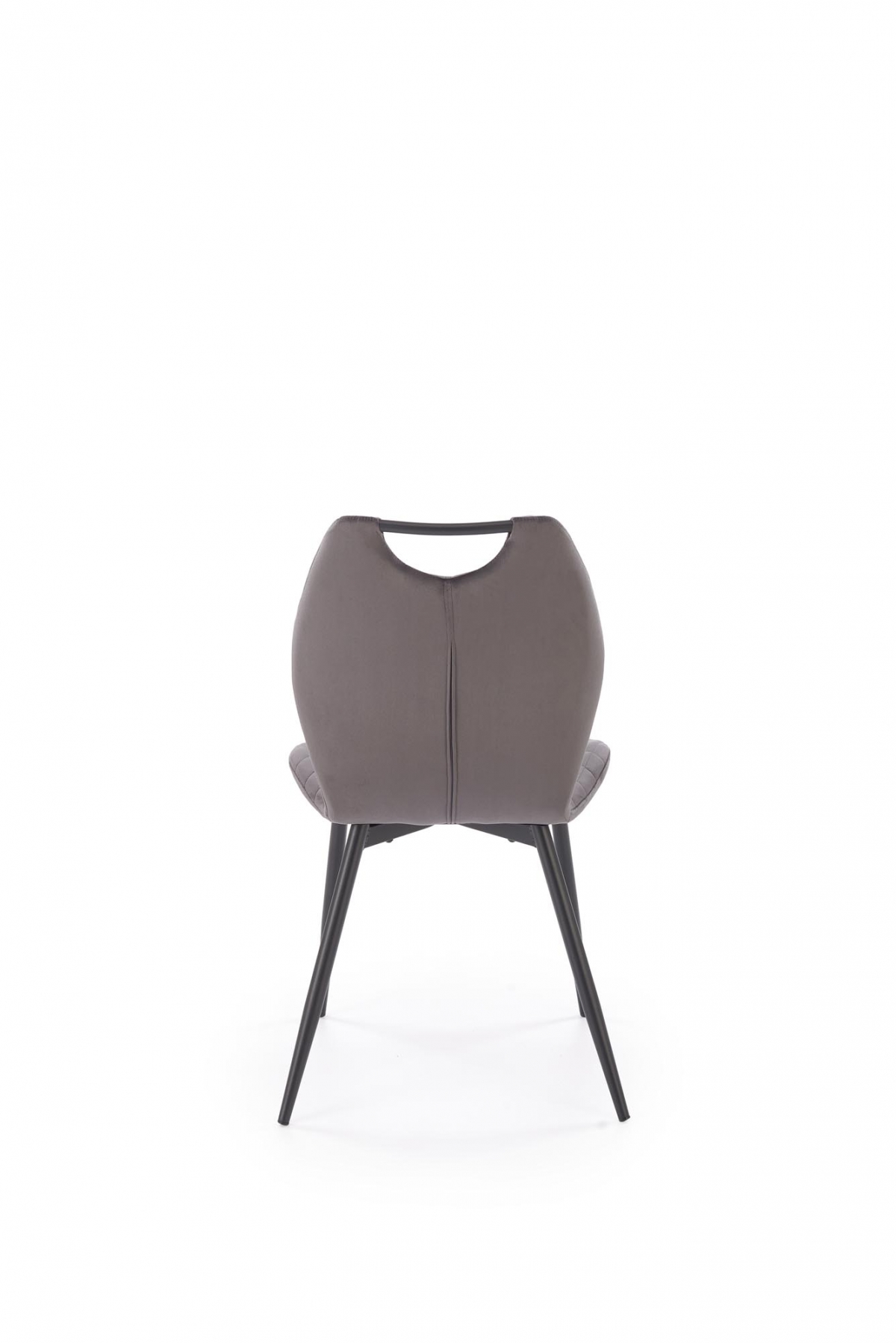 Čalouněná židle Ferina - šedý samet / černé nožky židle čalouněné Ferina - popelavá welwet / Nohy černá