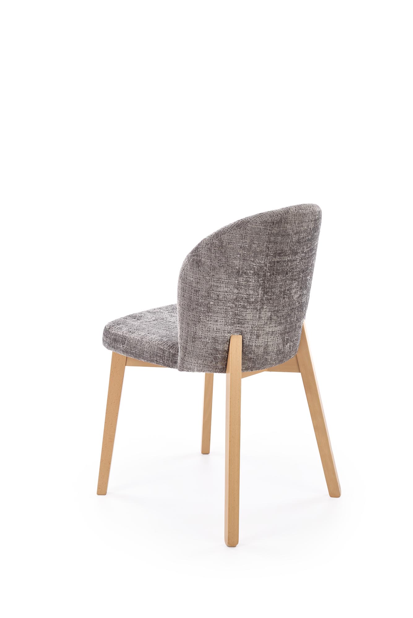 Čalouněná jídelní židle Isario - šedá Cremona 96 / dub přírodní židle čalouněné isario - popelavá cremona 96 / dub přírodní