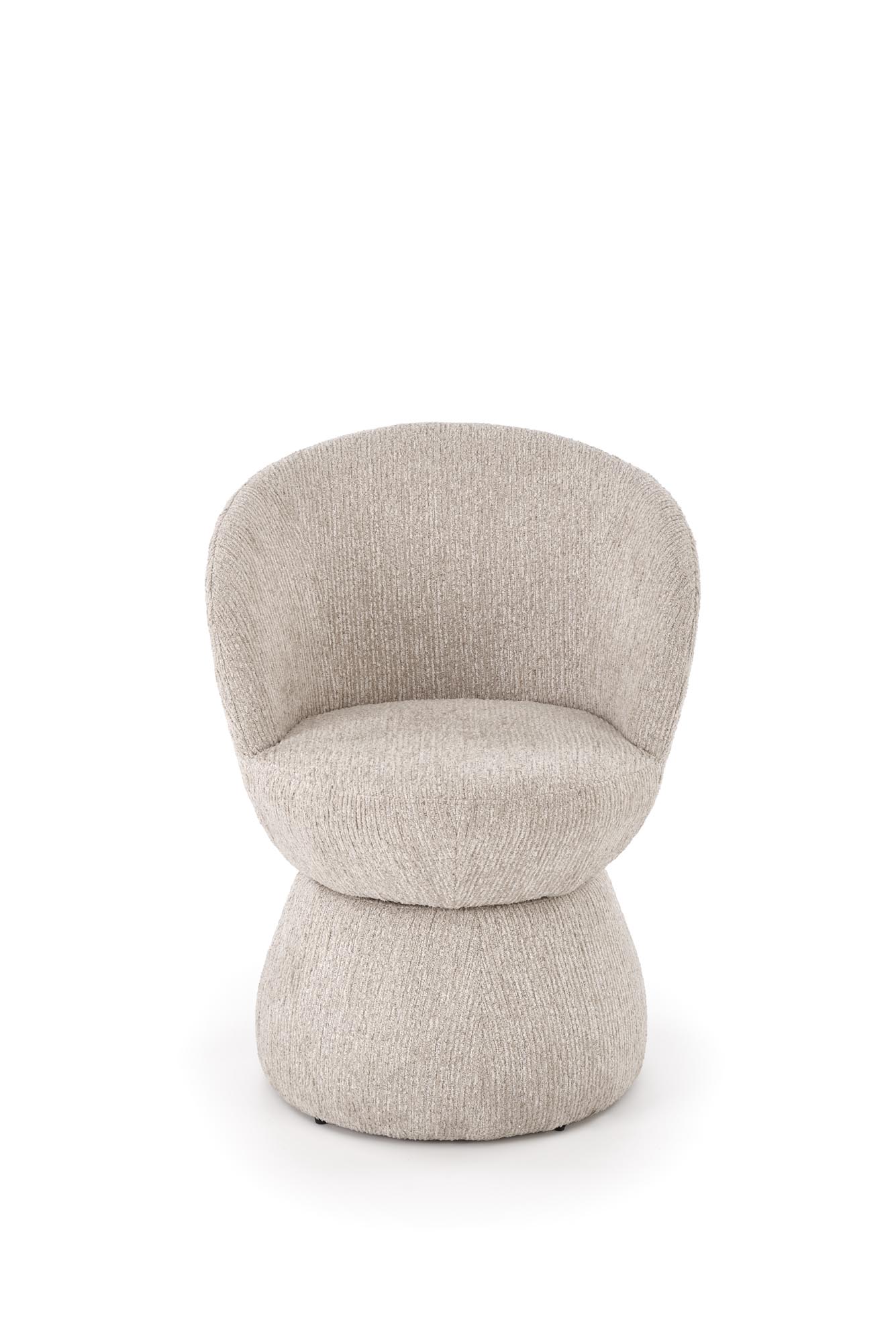 Otočné čalouněné křeslo Iverto - béžová židle čalouněné iverto obrotowe - béžová 