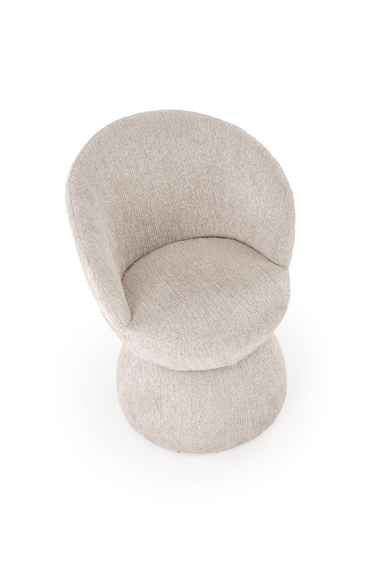 Otočné čalouněné křeslo Iverto - béžová židle čalouněné iverto obrotowe - béžová 