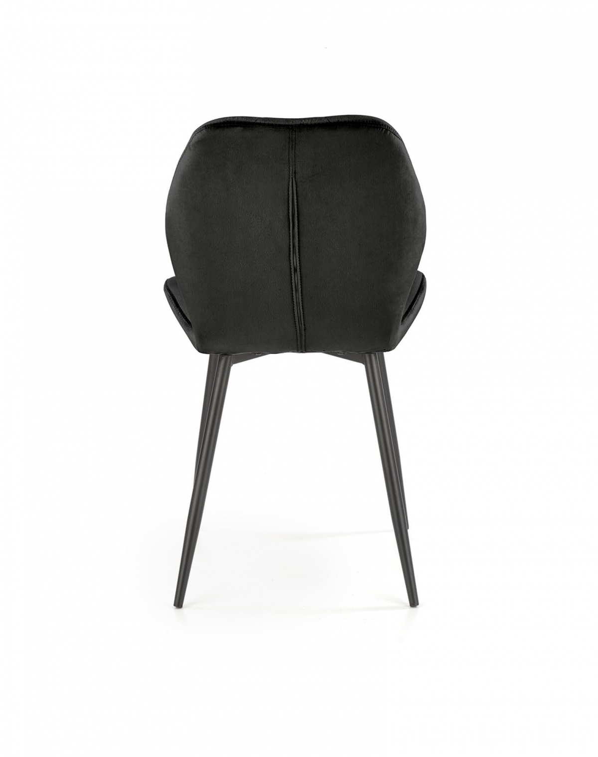 Čalúnená stolička Jasminio - čierny zamat Bluvel 19 Stolička čalúnená Jasminio - Čierny zamat Bluvel 19