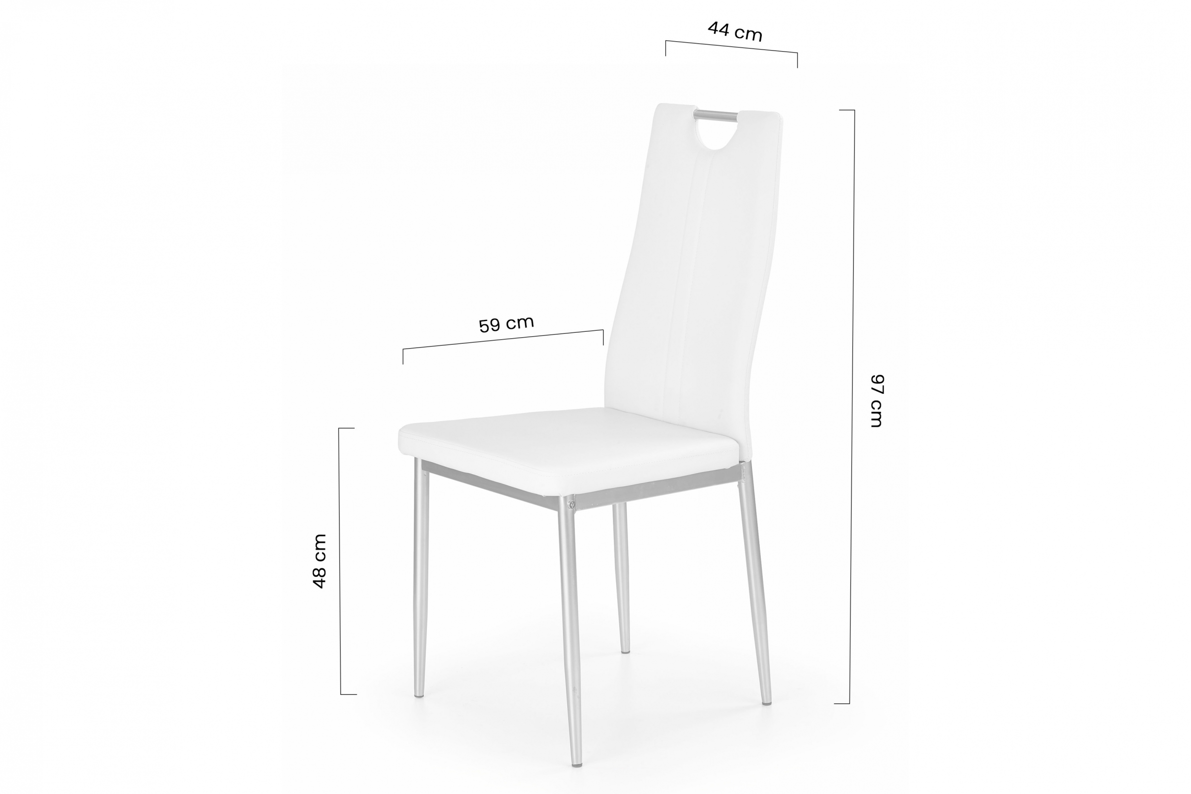 Čalouněná židle K202 - kapučínová ekokůže židle čalouněné K202 - cappucino Eko-kůže