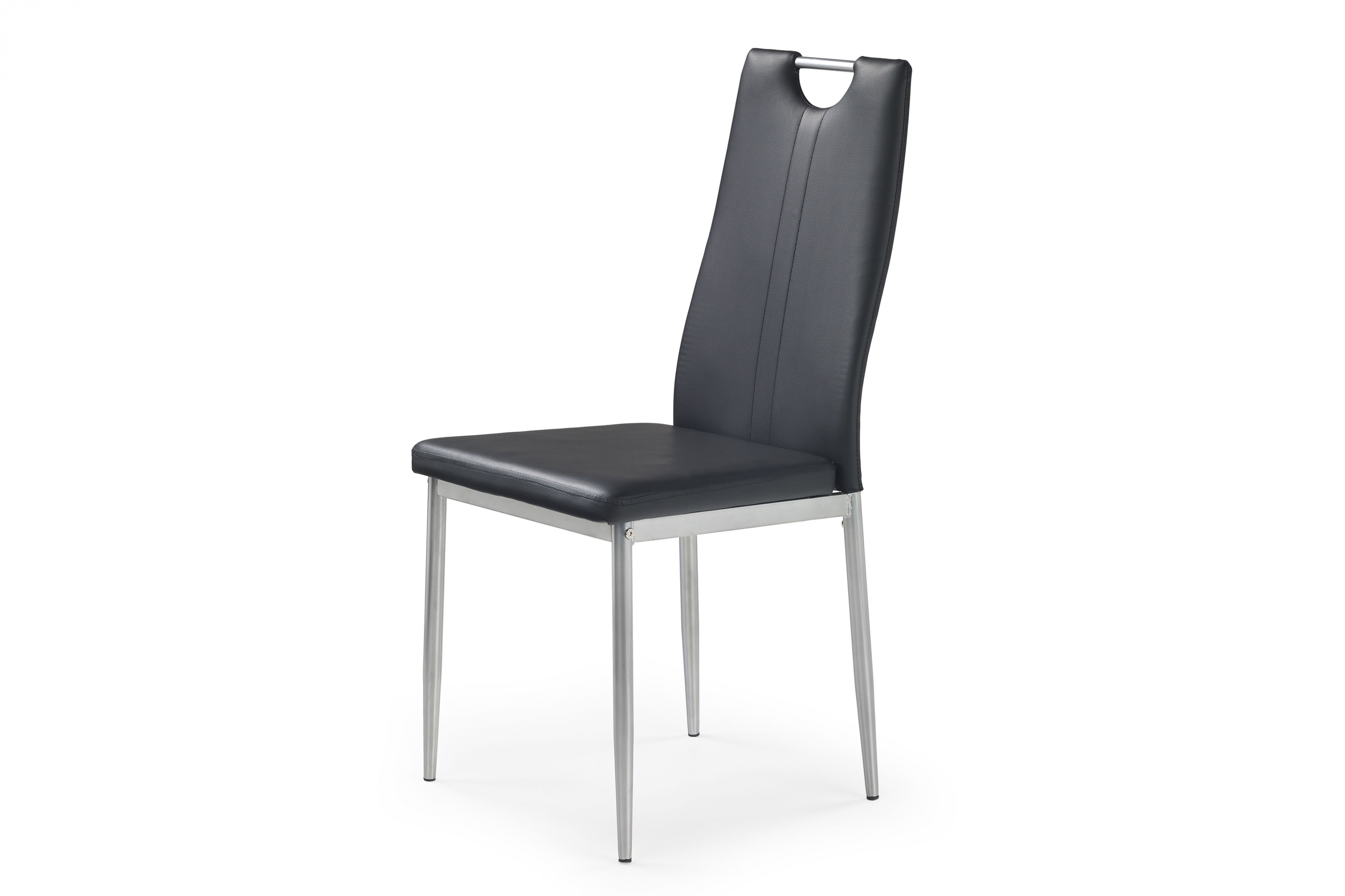 Čalouněná židle K202 - černá ekokůže židle čalouněné K202 - černá Eko-kůže