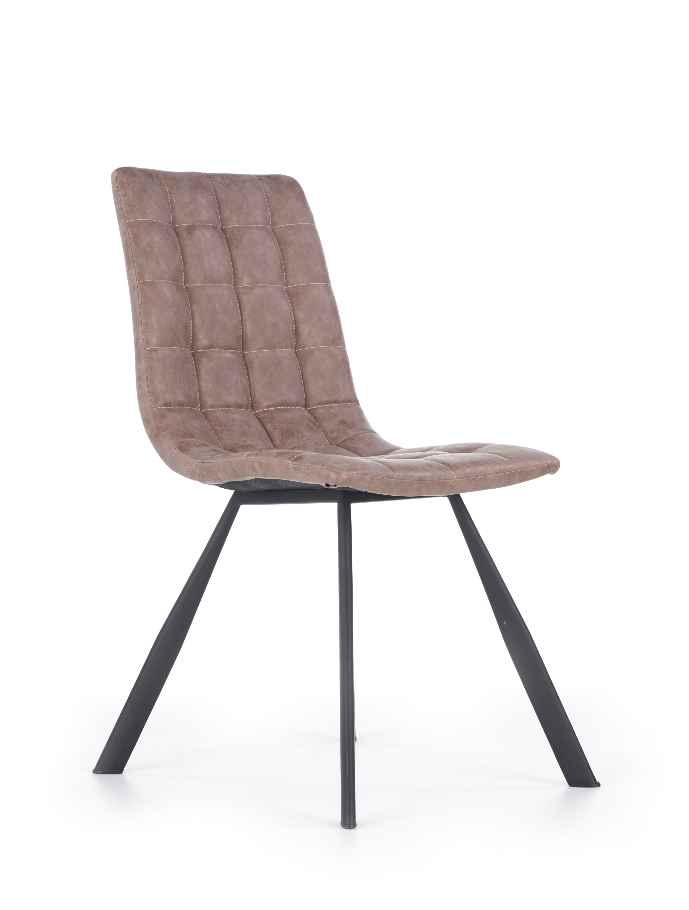 K280 kárpitozott szék - barna / fekete 