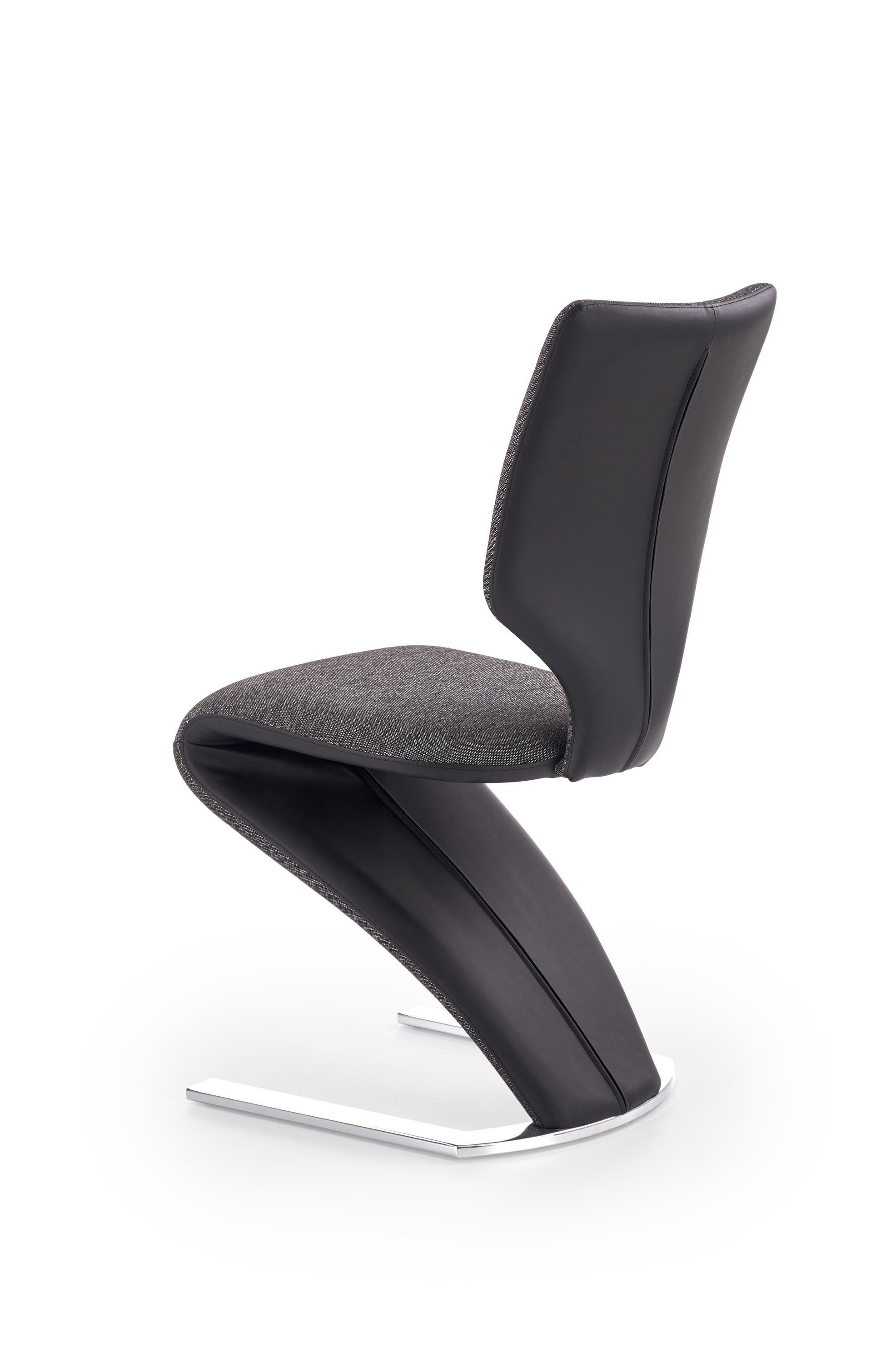 Čalouněná židle K307 - černá / tmavý popel Židle čalouněné k307 - Černý / tmavý popel