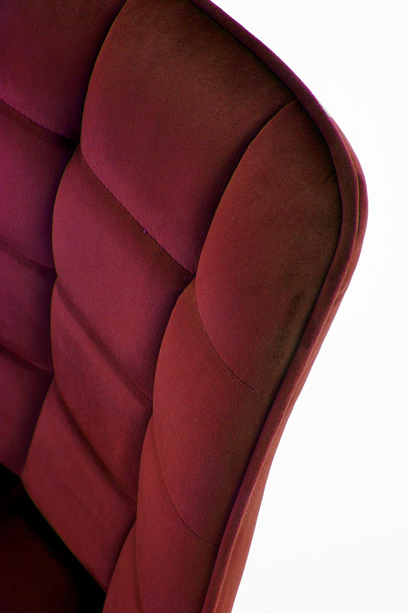 Scaun tapițat K332 - burgundy Židle čalouněné k332 - bordová
