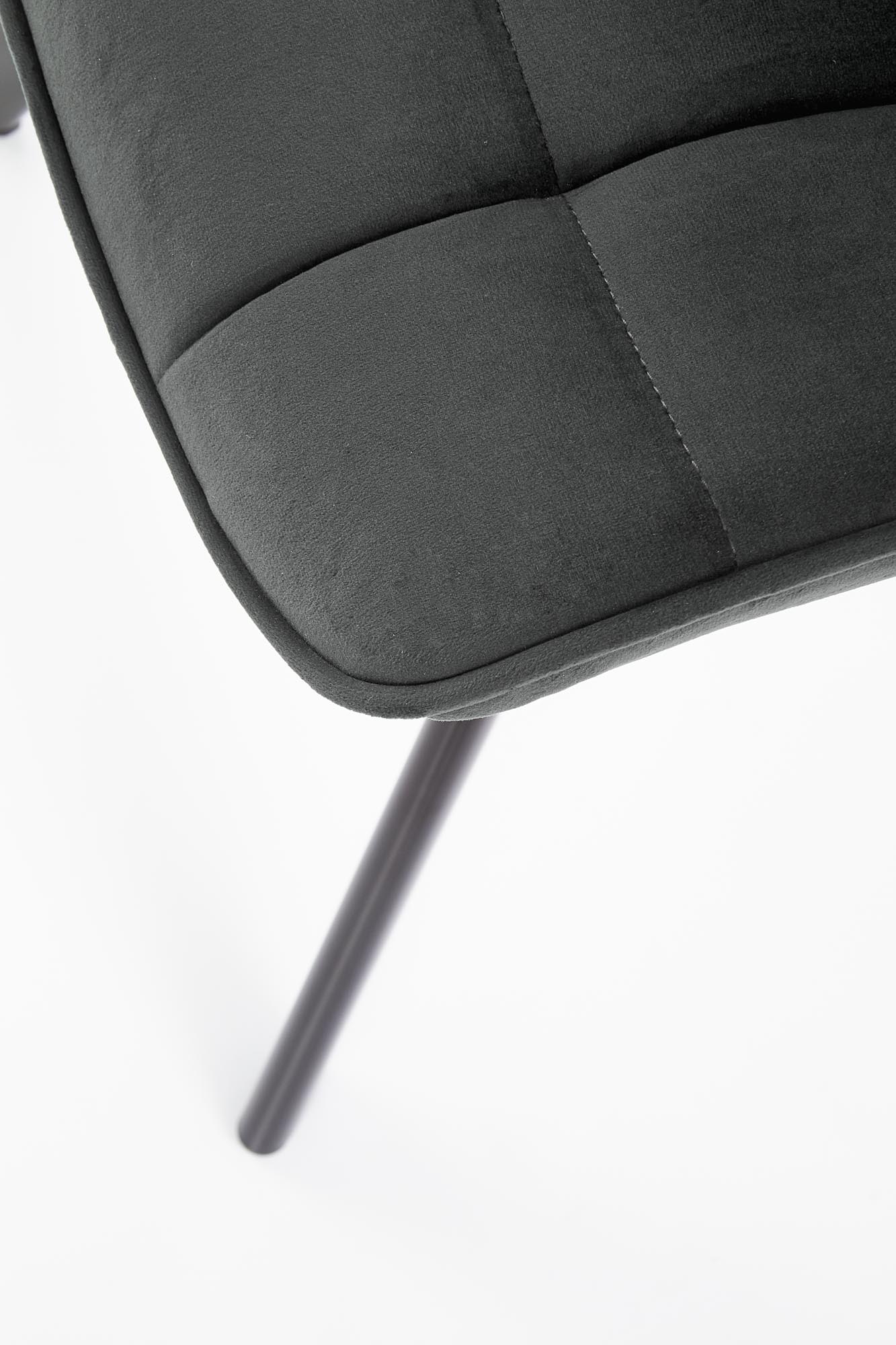 Čalouněná židle K332 - černá / tmavě popelová Židle čalouněné k332 - černé/tmavý popel