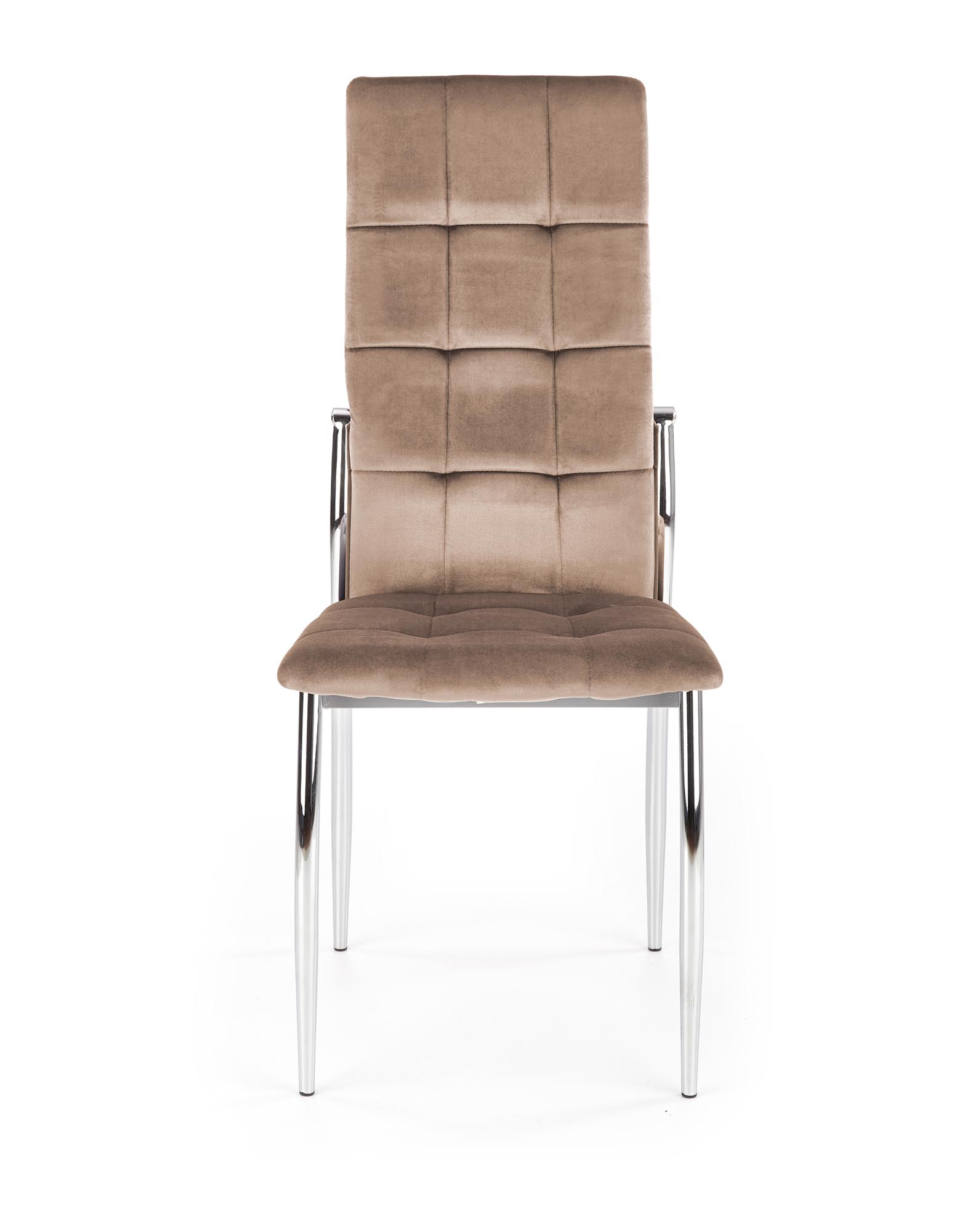 Čalúnená stolička K416 - béžová Stolička čalúnená k416 - béžový velvet