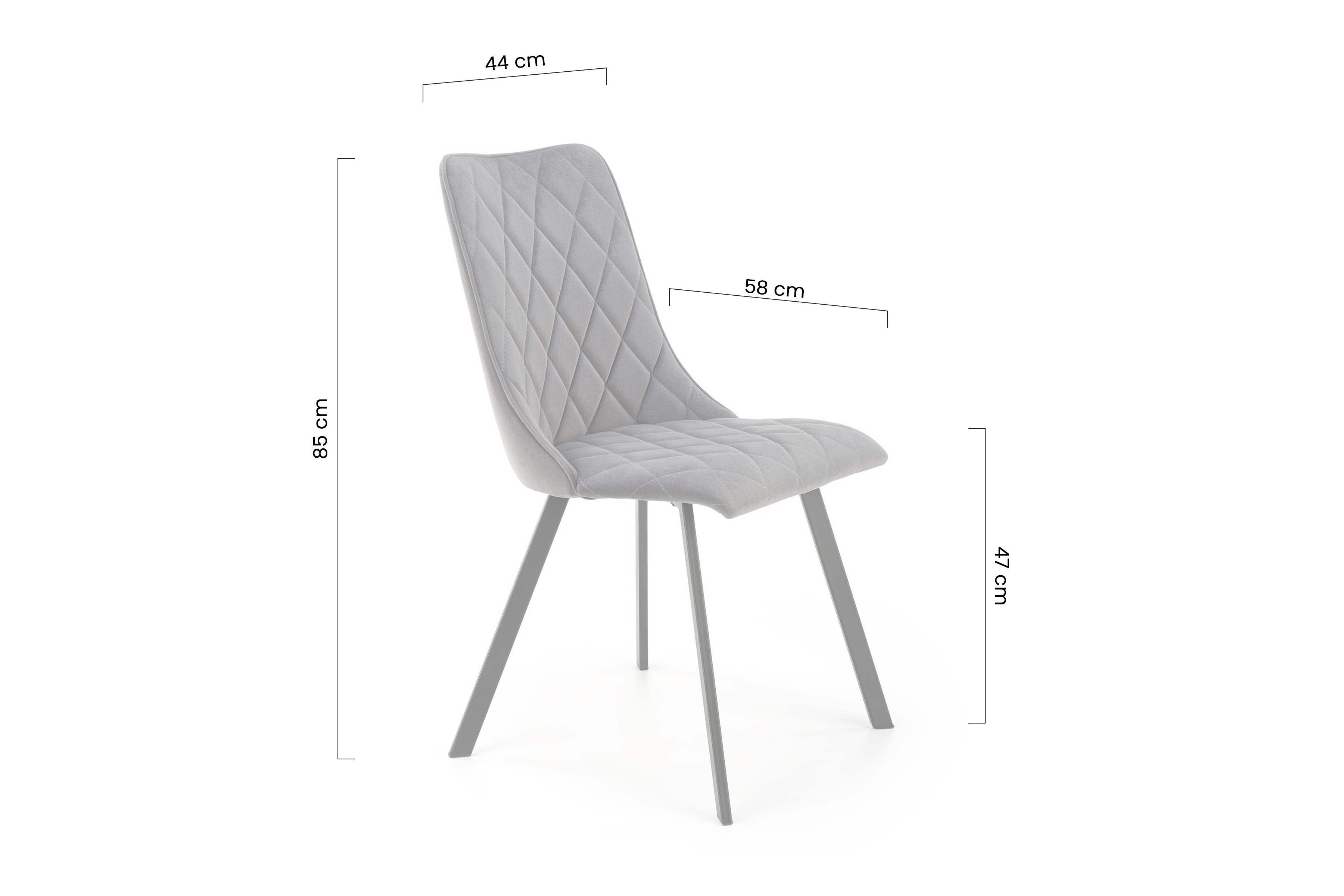 Čalouněná židle Tobs - skořicový samet Bluvel 4215 židle čalouněné K450 - skořicová welwet Bluvel 4215