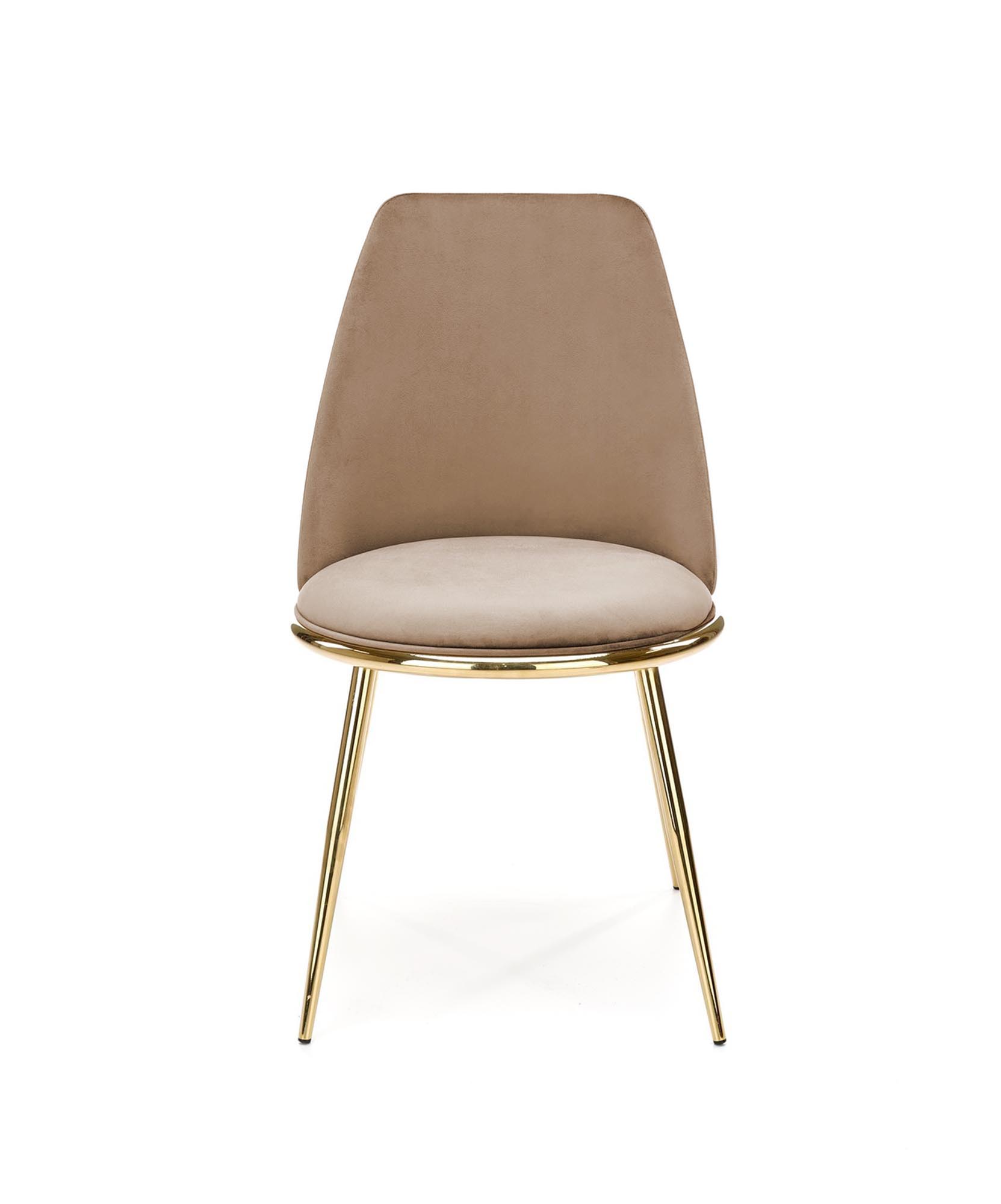 K460 Židle béžový (1p=2szt) Židle čalouněné k460 - béžový / Žlutý