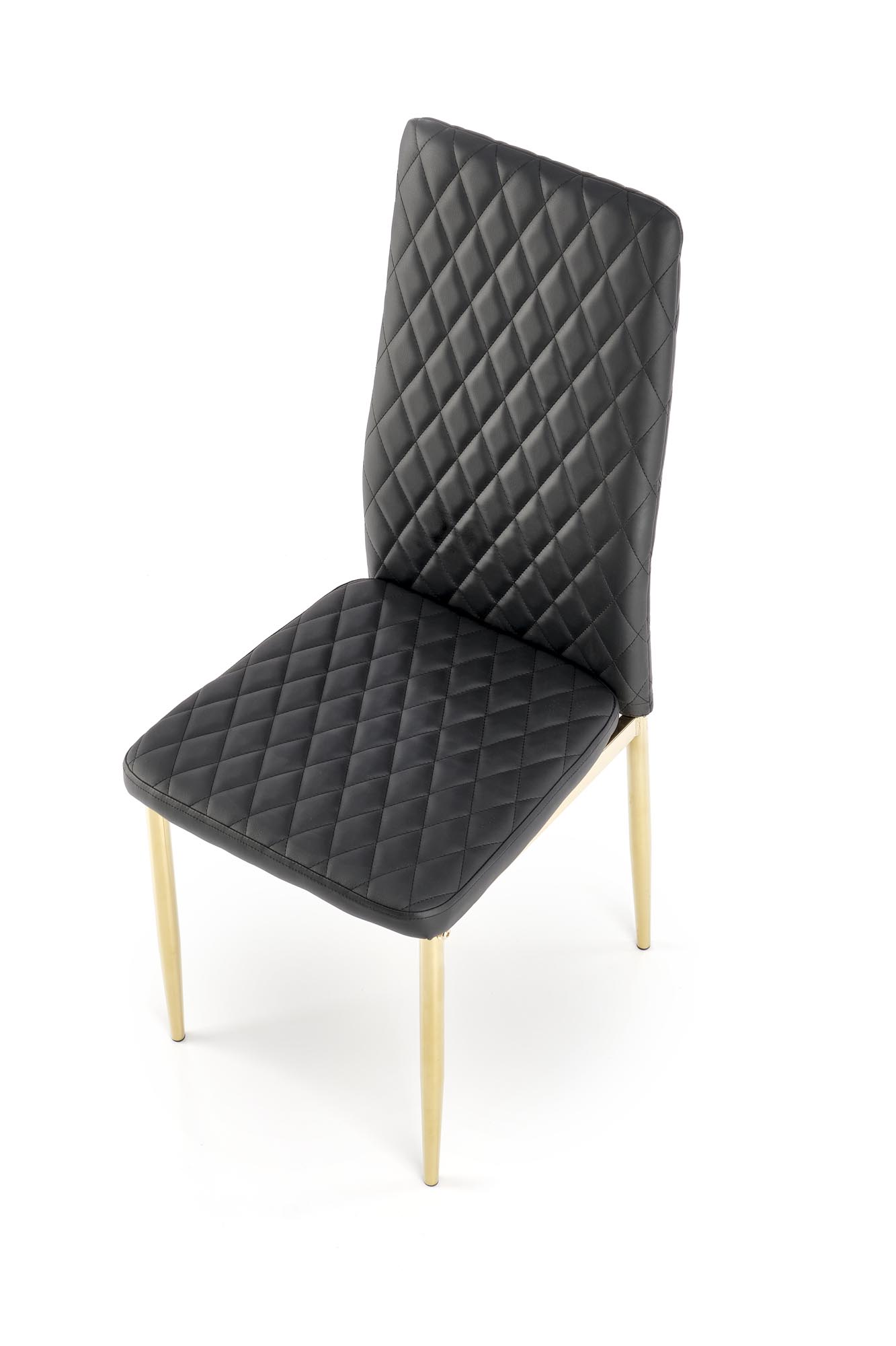 Scaun tapițat K501 - negru Židle čalouněné k501 - Černý / Žlutý