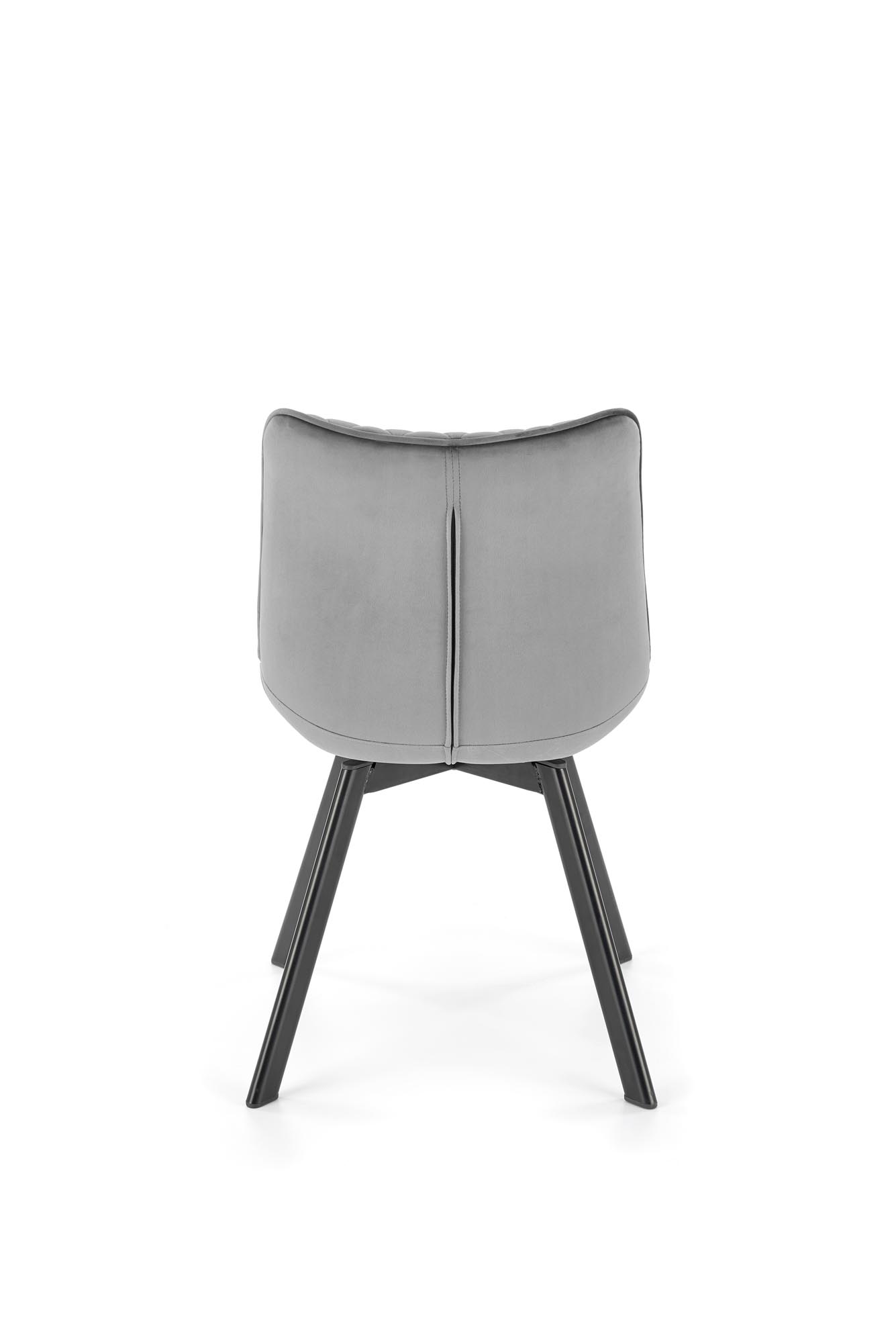 K520 Židle Nohy - čierna, Sedák - tmavý popel (1p=2szt) Židle čalouněné k520 - tmavý popel