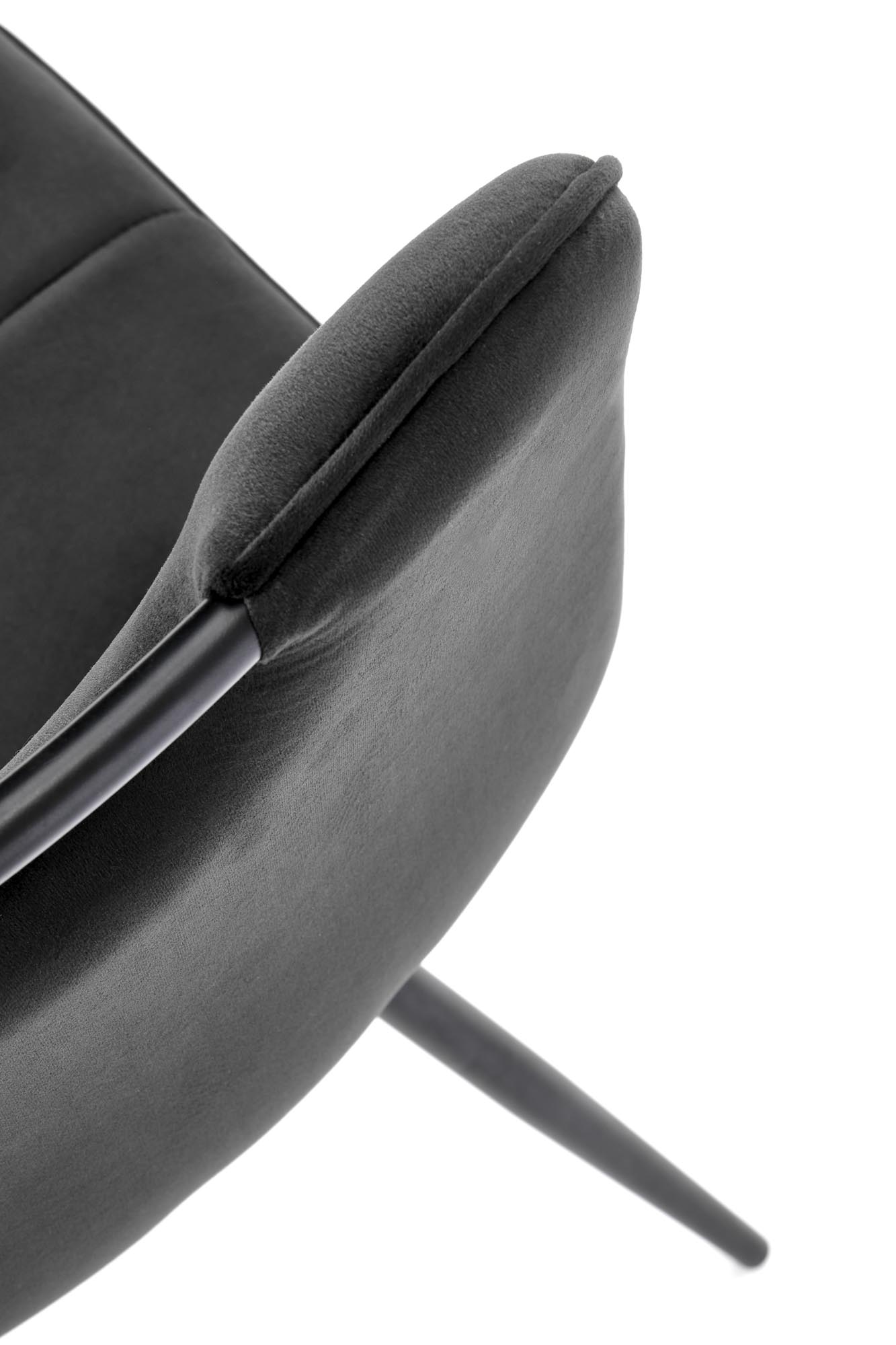 Scaun tapițat K521 - negru Židle čalouněné k521 - Černý