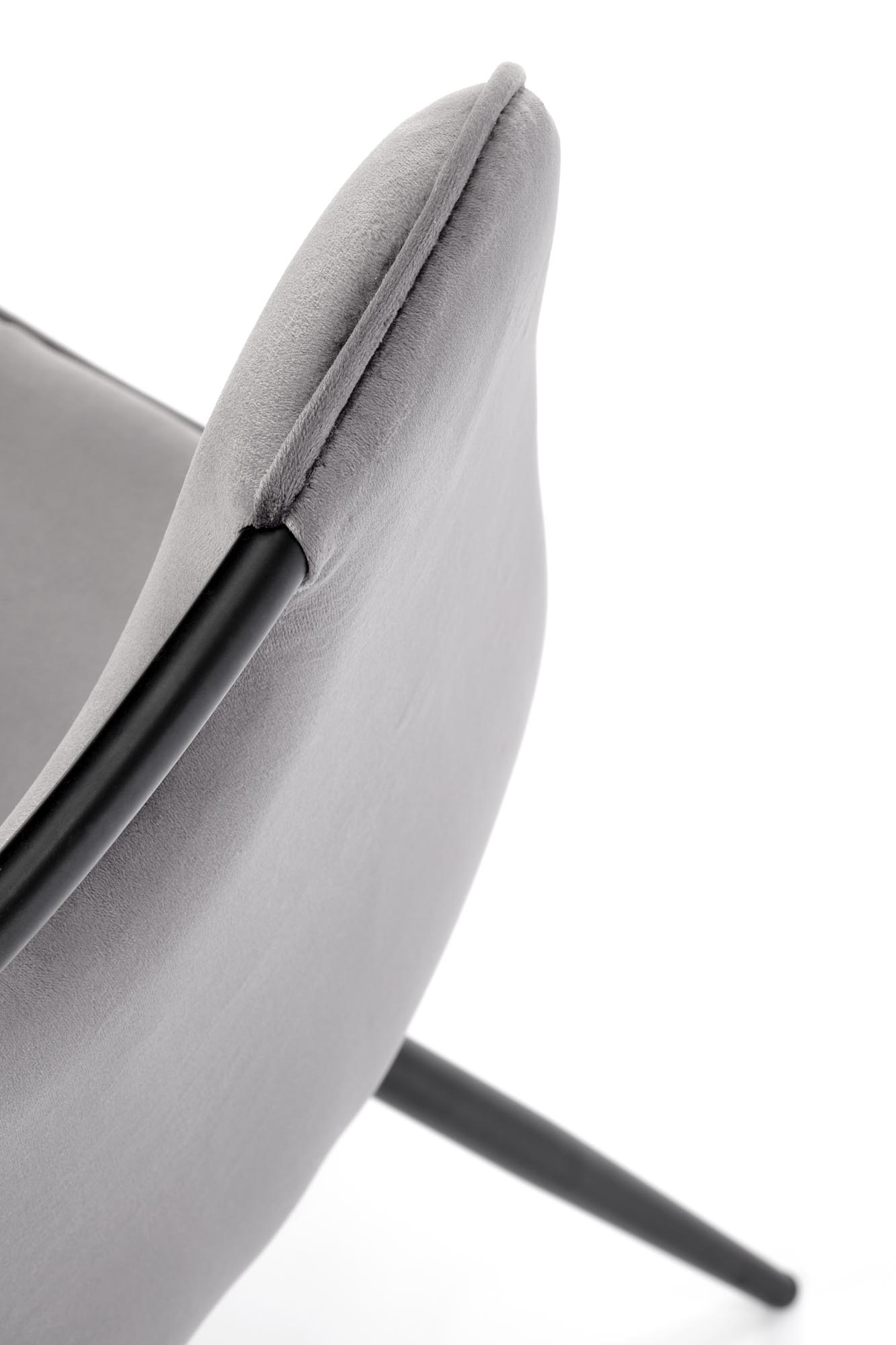 Scaun tapițat K521 - Gri Židle čalouněné k521 - Popelový