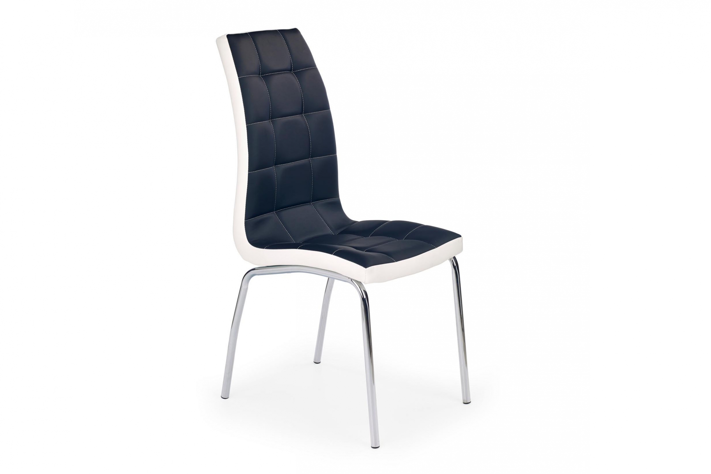 Čalouněná židle K186 - černá / bílá židle čalouněné Liman - černá / bílá