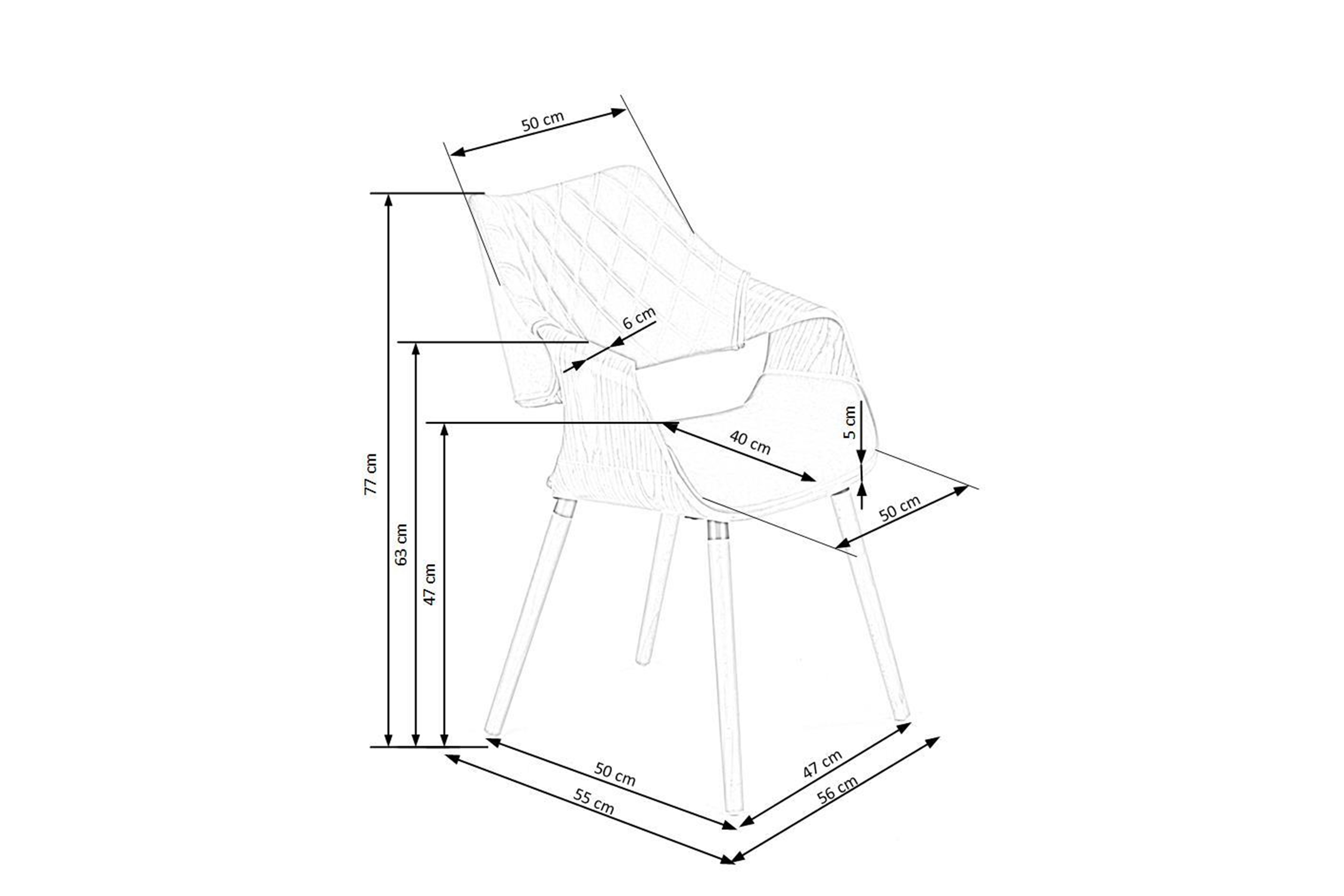 Čalouněná židle Merin - ořech / béžová židle čalouněné Merin - ořechový / béžová