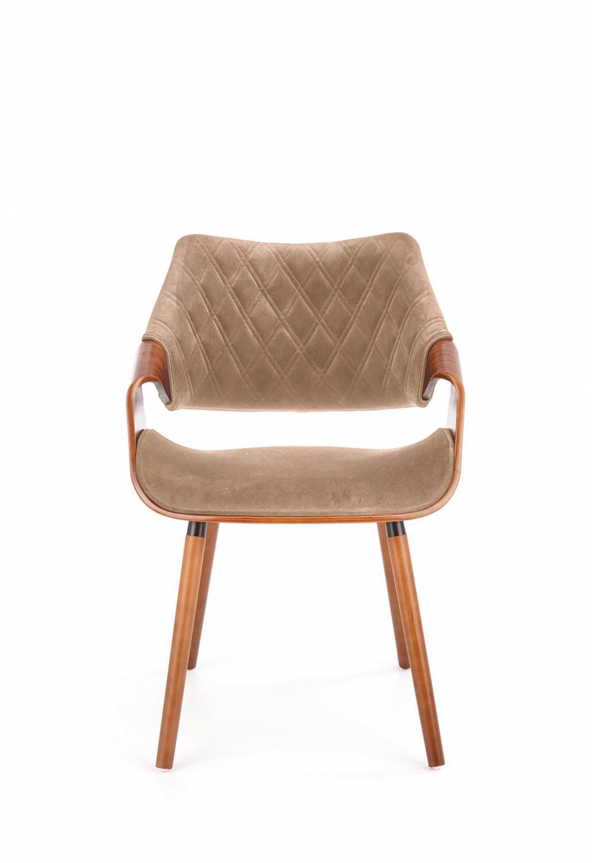 Čalouněná židle Merin - ořech / béžová židle čalouněné Merin - ořechový / béžová