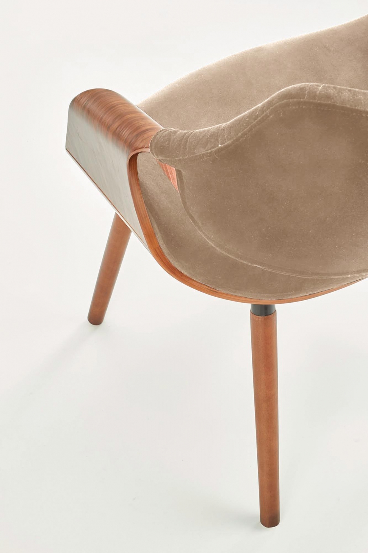 Čalouněná židle Merin - ořech / béžová židle čalouněné Merin - ořechový / béžová