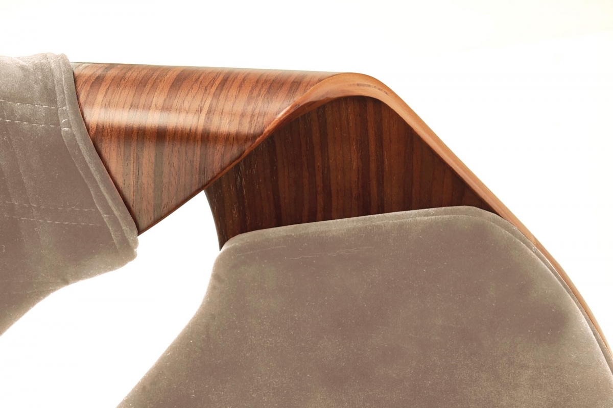 Čalouněná židle Merin - ořech / béžová židle čalouněné Merin - ořechový / béžová