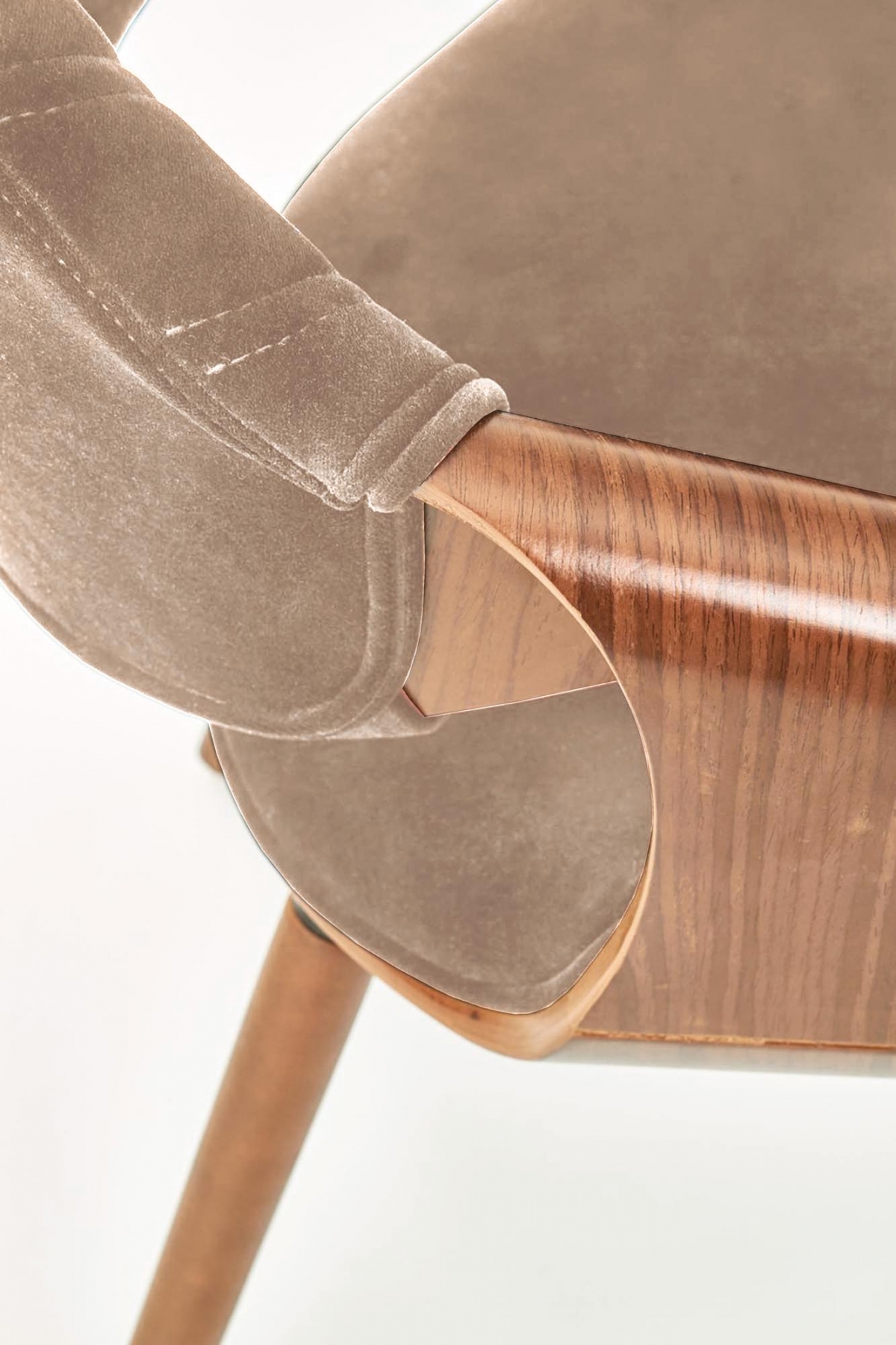 Čalouněná židle Merin - ořech / béžová židle čalouněné Merin - ořechový / béžová