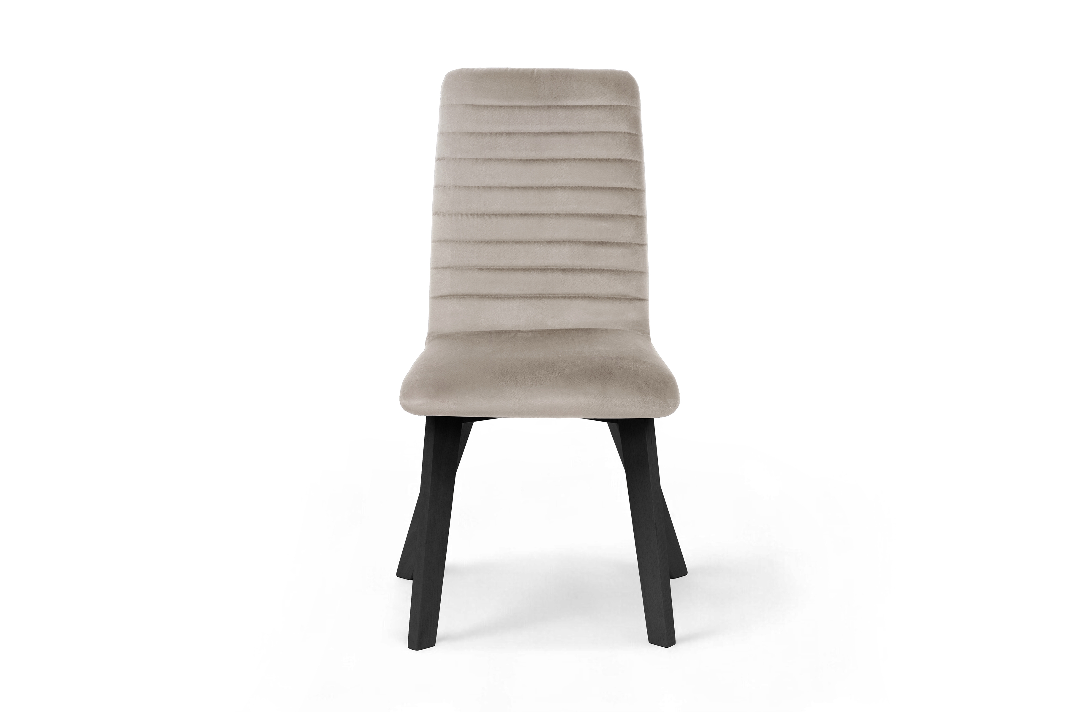 Čalouněná židle Modern 2 - béžová Salvador 02 / černé nohy židle čalouněné Modern 2 na drewnianych nogach - béžová Salvador 02 / černé nožičky