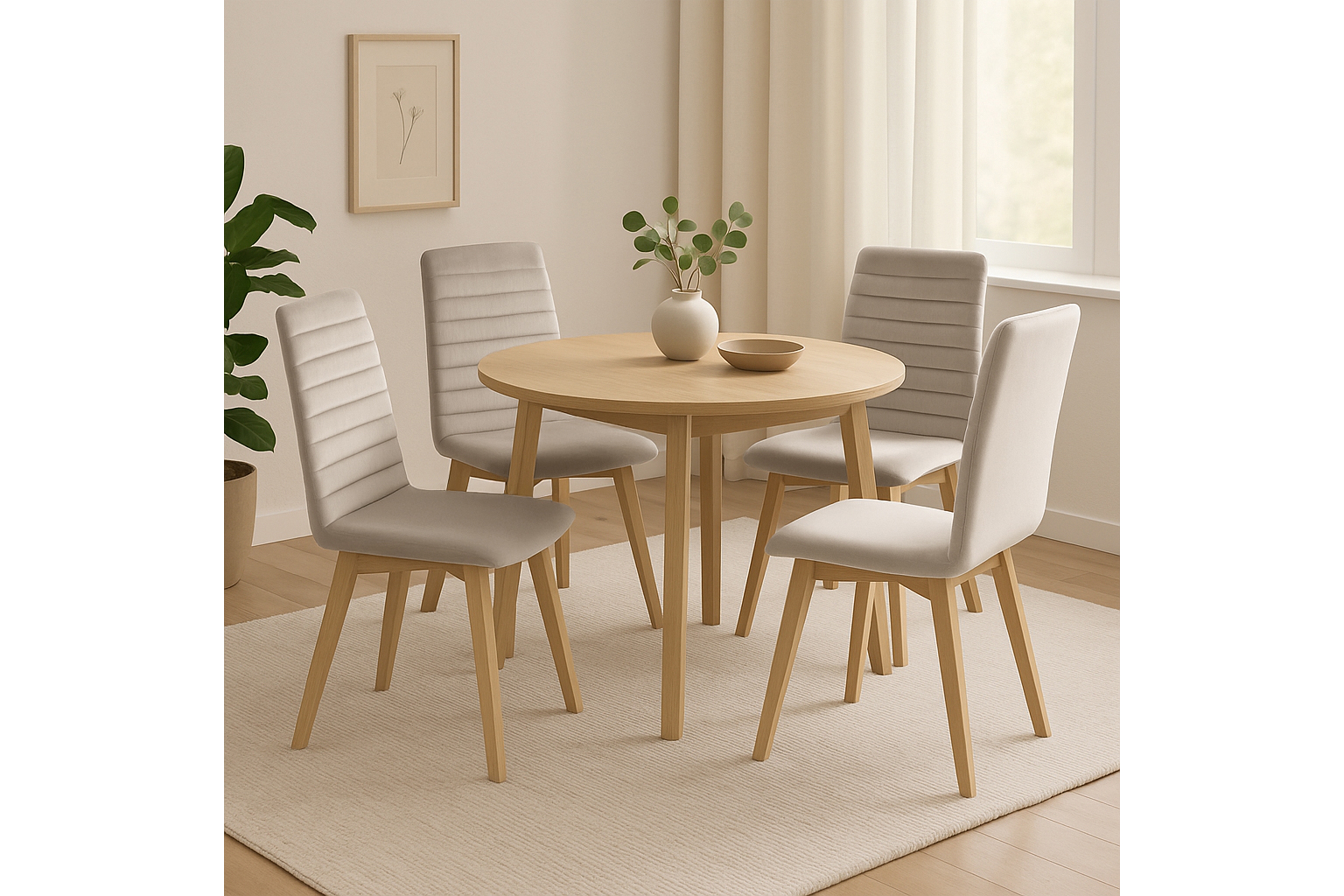 Čalouněná židle Modern 2 - béžová Salvador 02 / bukové nohy židle čalouněné Modern 2 na drewnianych nogach - béžová Salvador 02 / Nohy buk