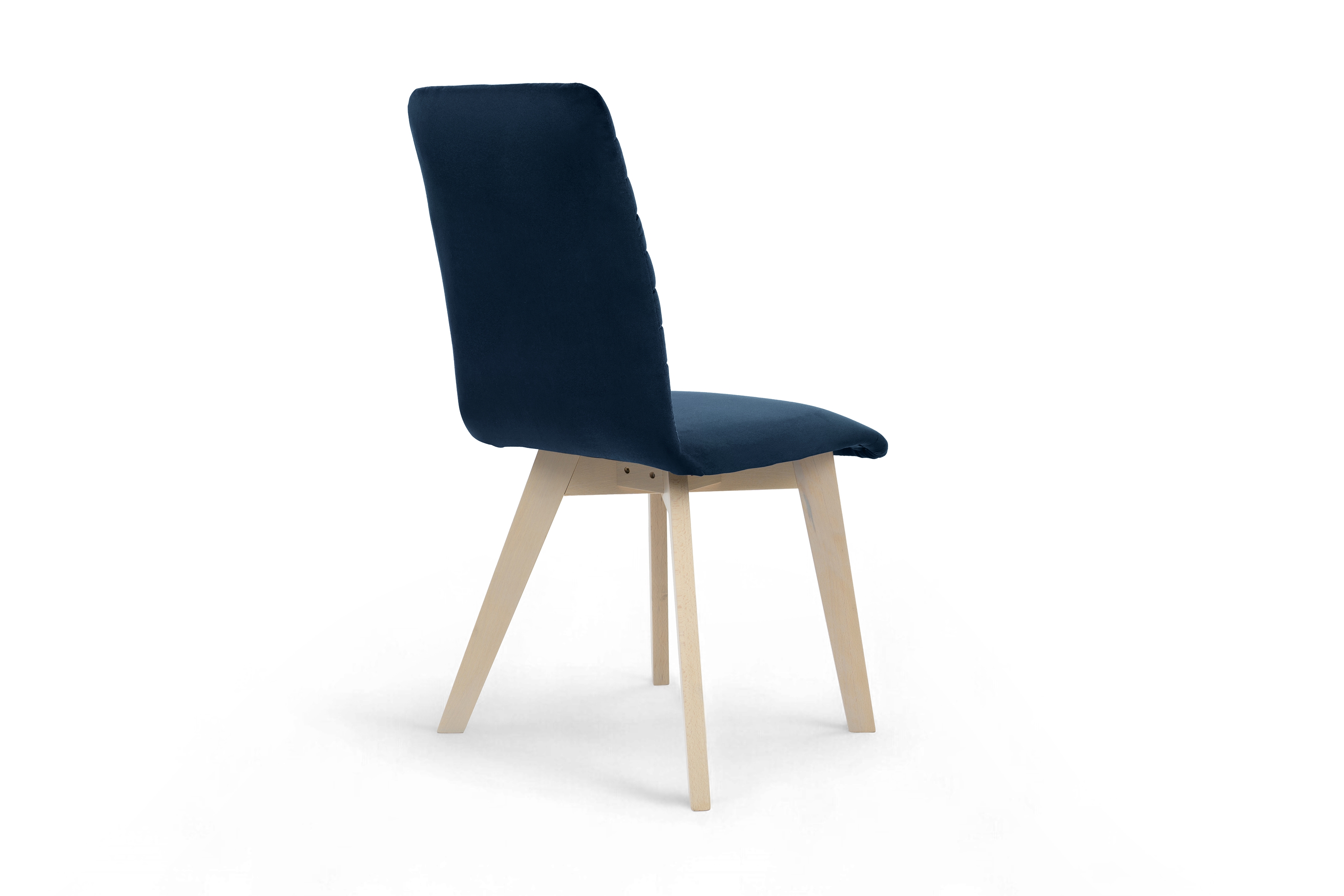 Čalouněná židle Modern 2 - tmavě modrá Salvador 05 / bukové nohy židle čalouněné Modern 2 na drewnianych nogach - granatowe Salvador 05 / Nohy buk