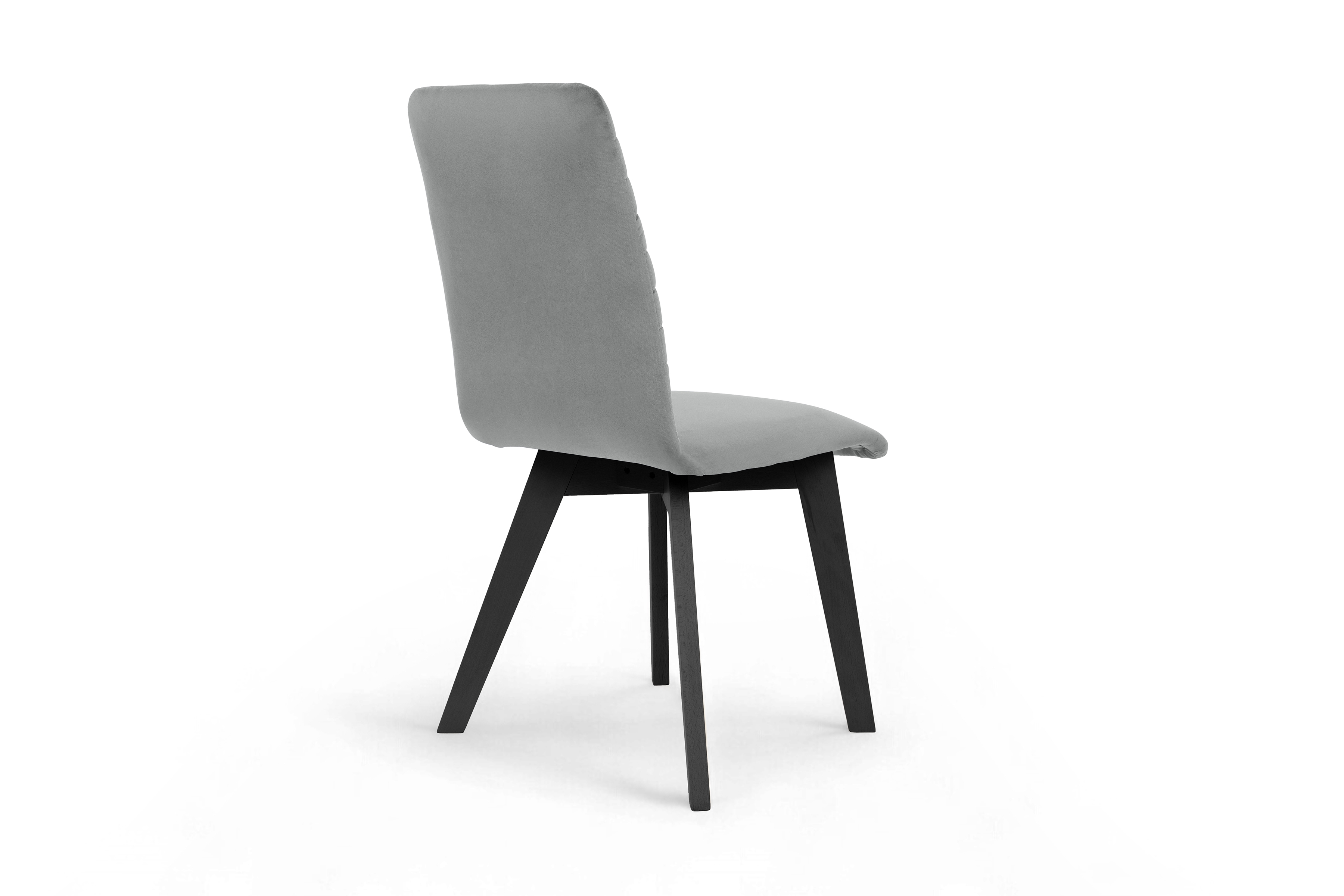 Čalouněná židle Modern 2 - šedá Salvador 17 / černé nohy židle čalouněné Modern 2 na drewnianych nogach - šedá Salvador 17 / černé nožičky