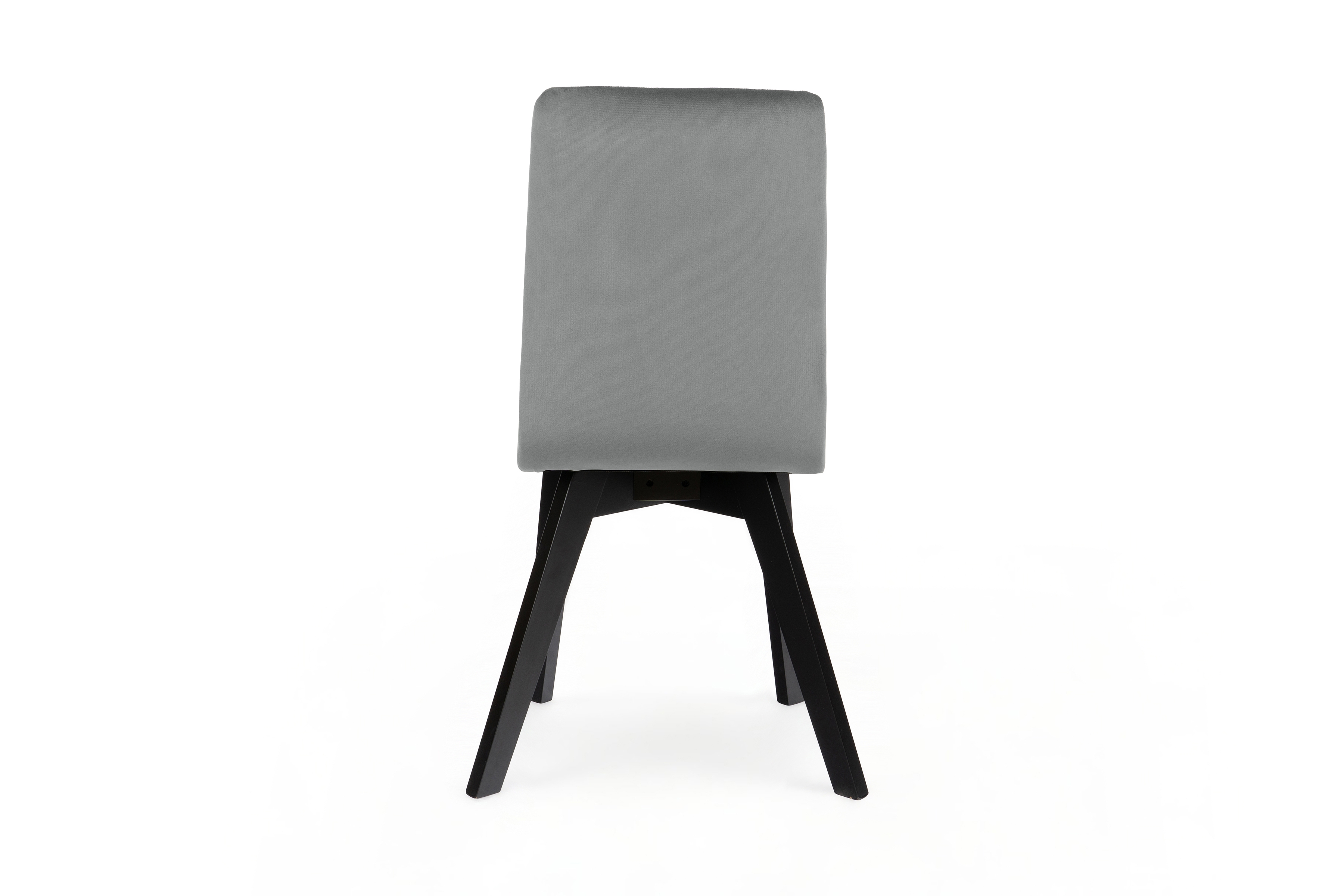 Jedálenská stolička Modern 4 - šedý Salvador 17 / čierne nohy Stolička čalúnená Modern 4 na drewnianych nogach - šedý Salvador 17 / čierny nožičky