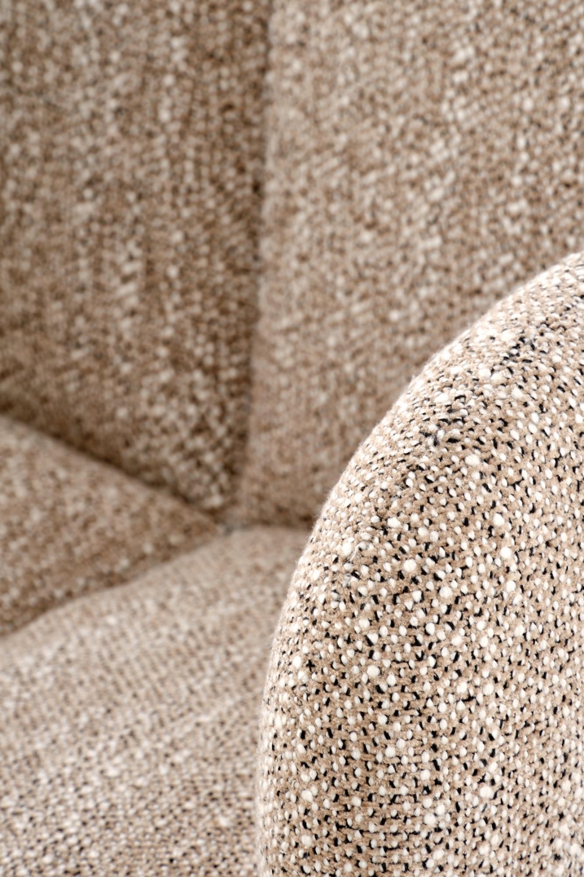 Otočná čalouněná židle Olton - tmavě béžová židle čalouněné Olton obrotowe - tmavý béžová