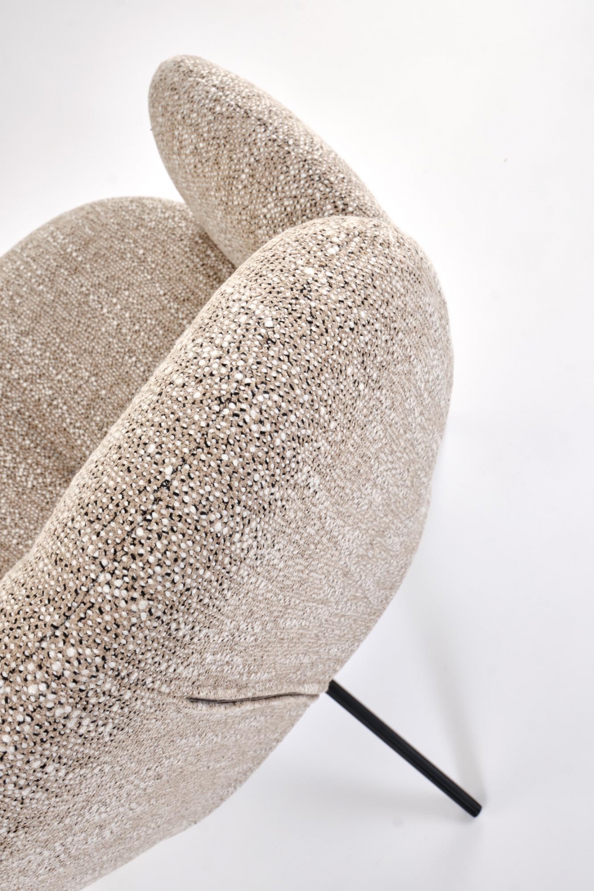 Otočná čalouněná židle Olton - tmavě béžová židle čalouněné Olton obrotowe - tmavý béžová