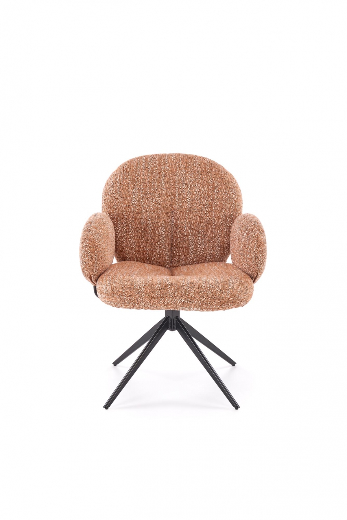 Otočná čalouněná židle Olton - skořicová židle čalouněné Olton obrotowe - skořicová