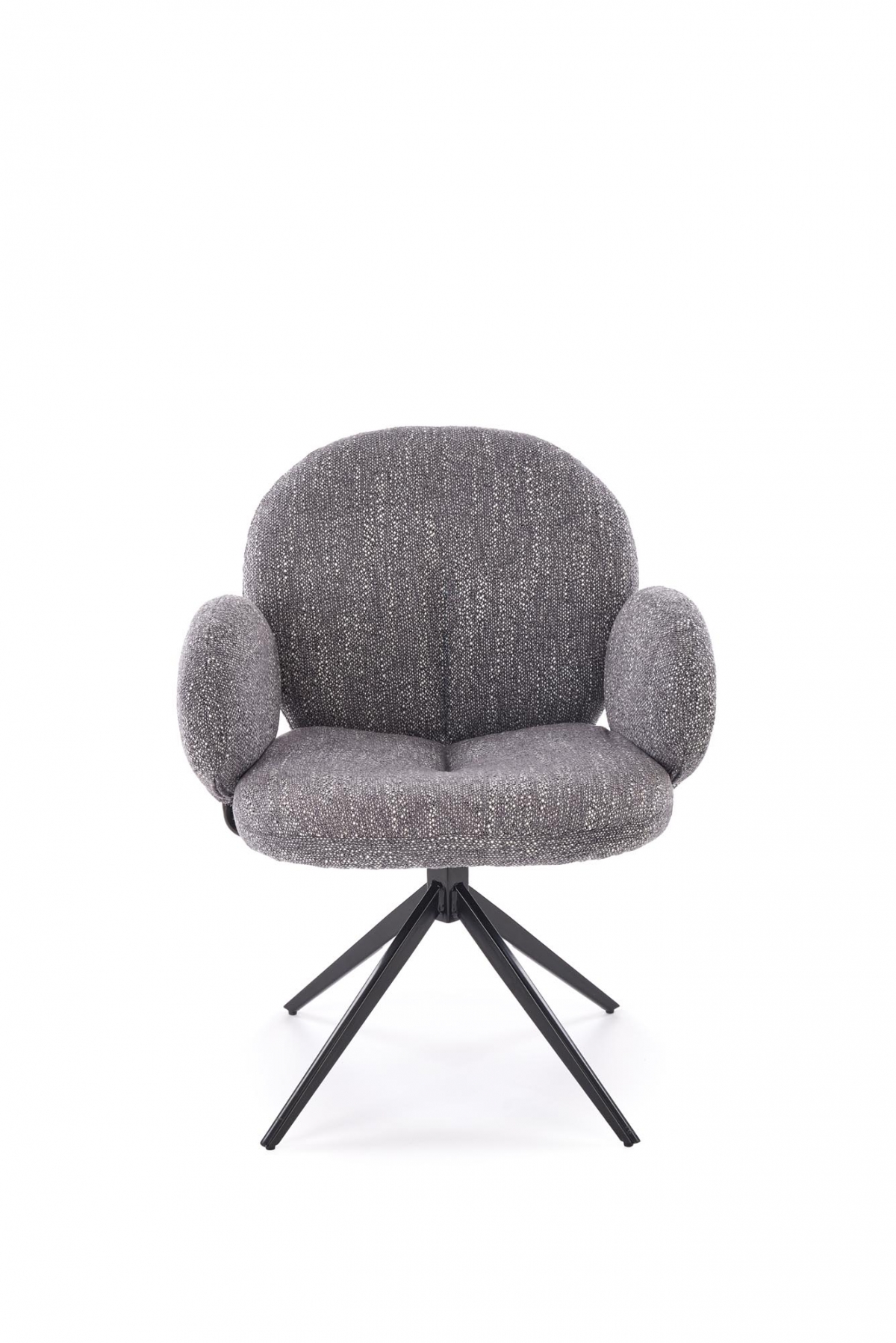 Otočná čalouněná židle Olton - šedá židle čalouněné Olton obrotowe - popelavá