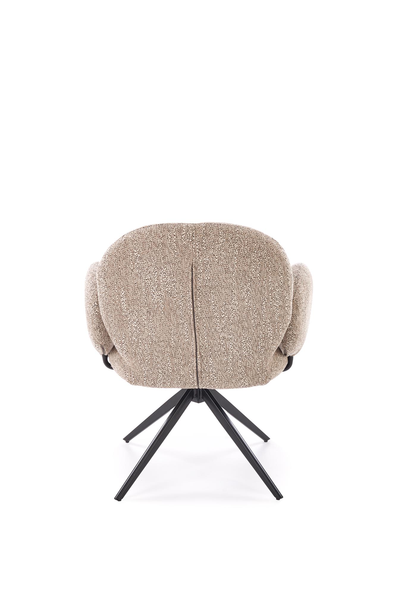 Otočná čalouněná židle Olton - tmavě béžová židle čalouněné olton obrotowe - tmavý béžová